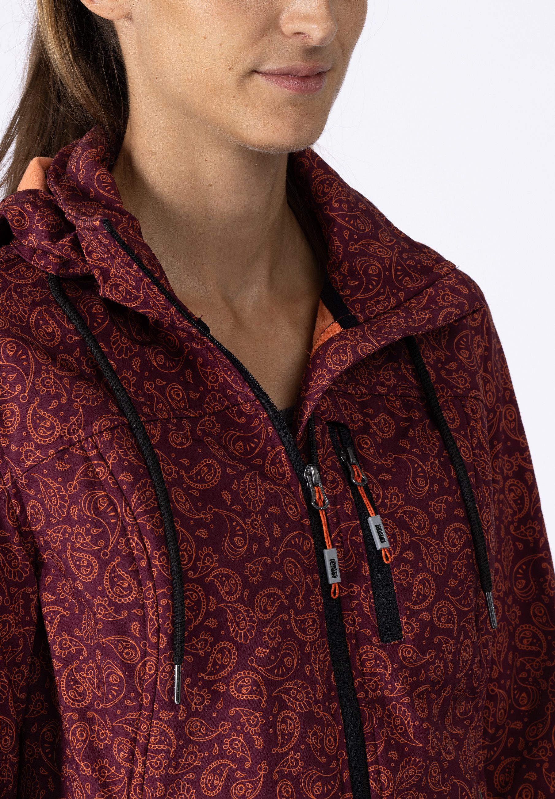 DEPROC Active Softshell-jack SUN PEAK II WOMEN met afneembare capuchon
