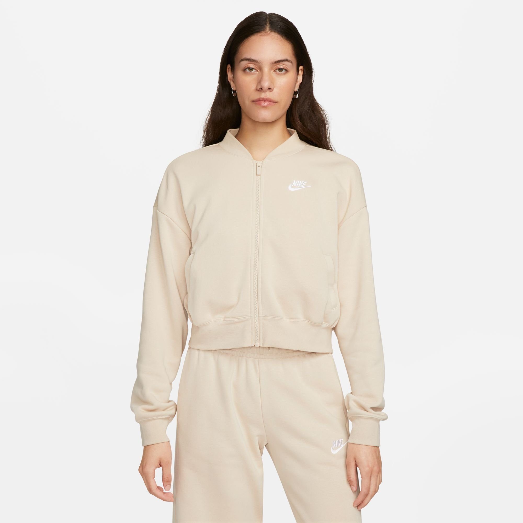 Nike Sportswear Sweatvest CLUB FLEECE WOMEN'S OVERSIZED CROPPED FULL-ZIP JACKET