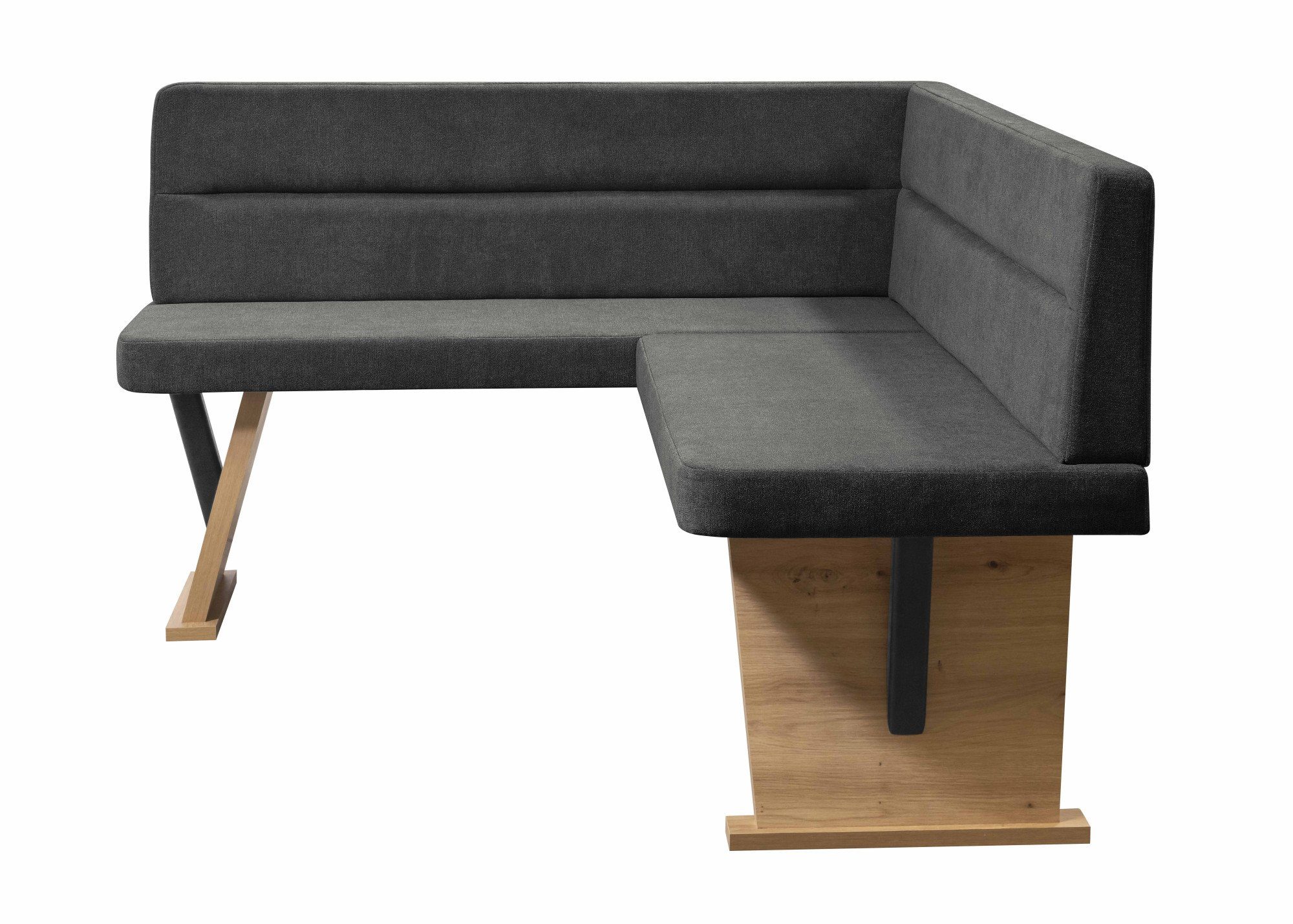 Home affaire Eethoek Laros zitgroep, hoekbank, stoelen, tafel perfect voor keuken, eetkamer, woonkamer, bestseller (set, 4-delig)