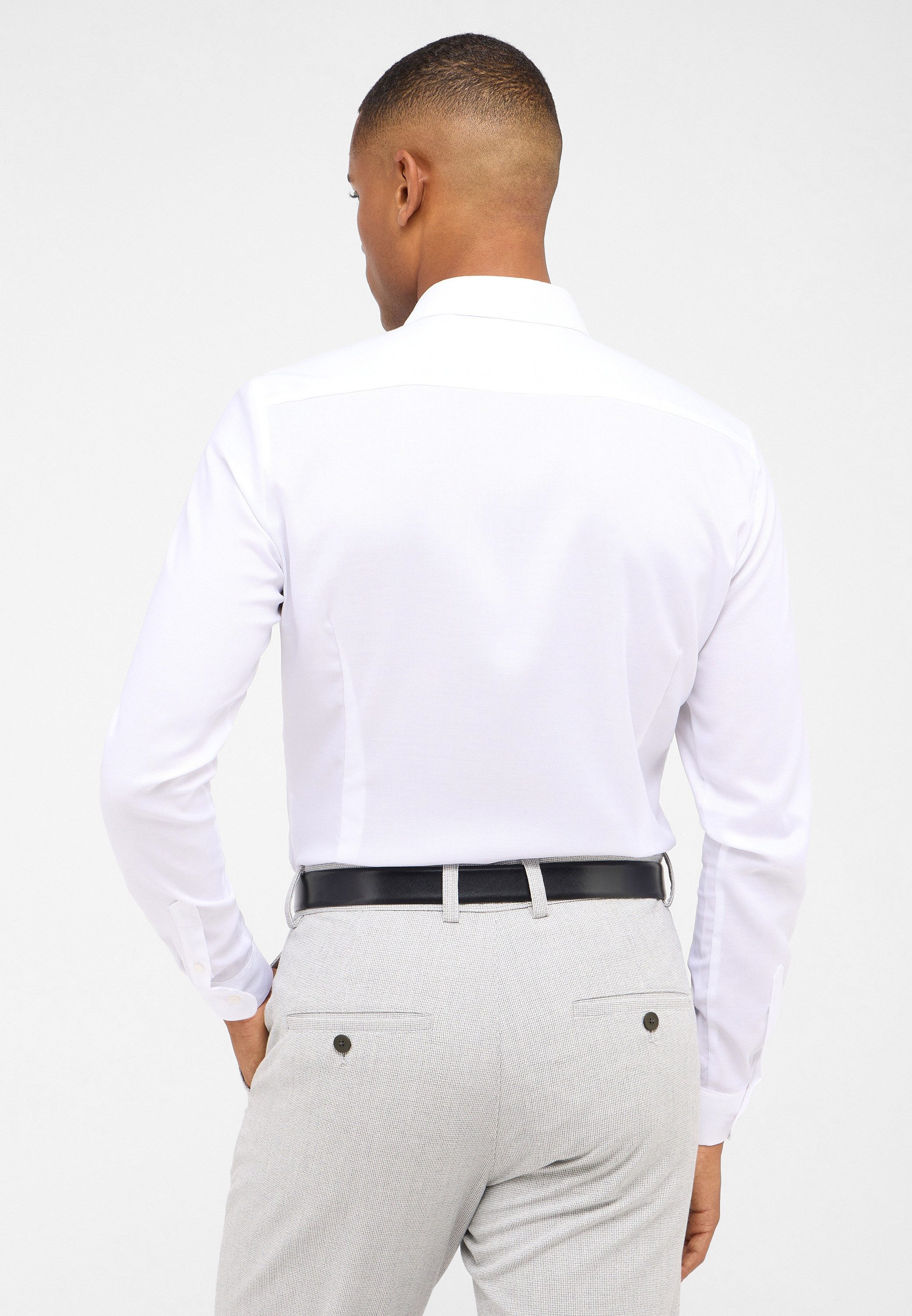 Eterna Overhemd met lange mouwen SUPER SLIM EASY IRON (gemakkelijk te strijken)