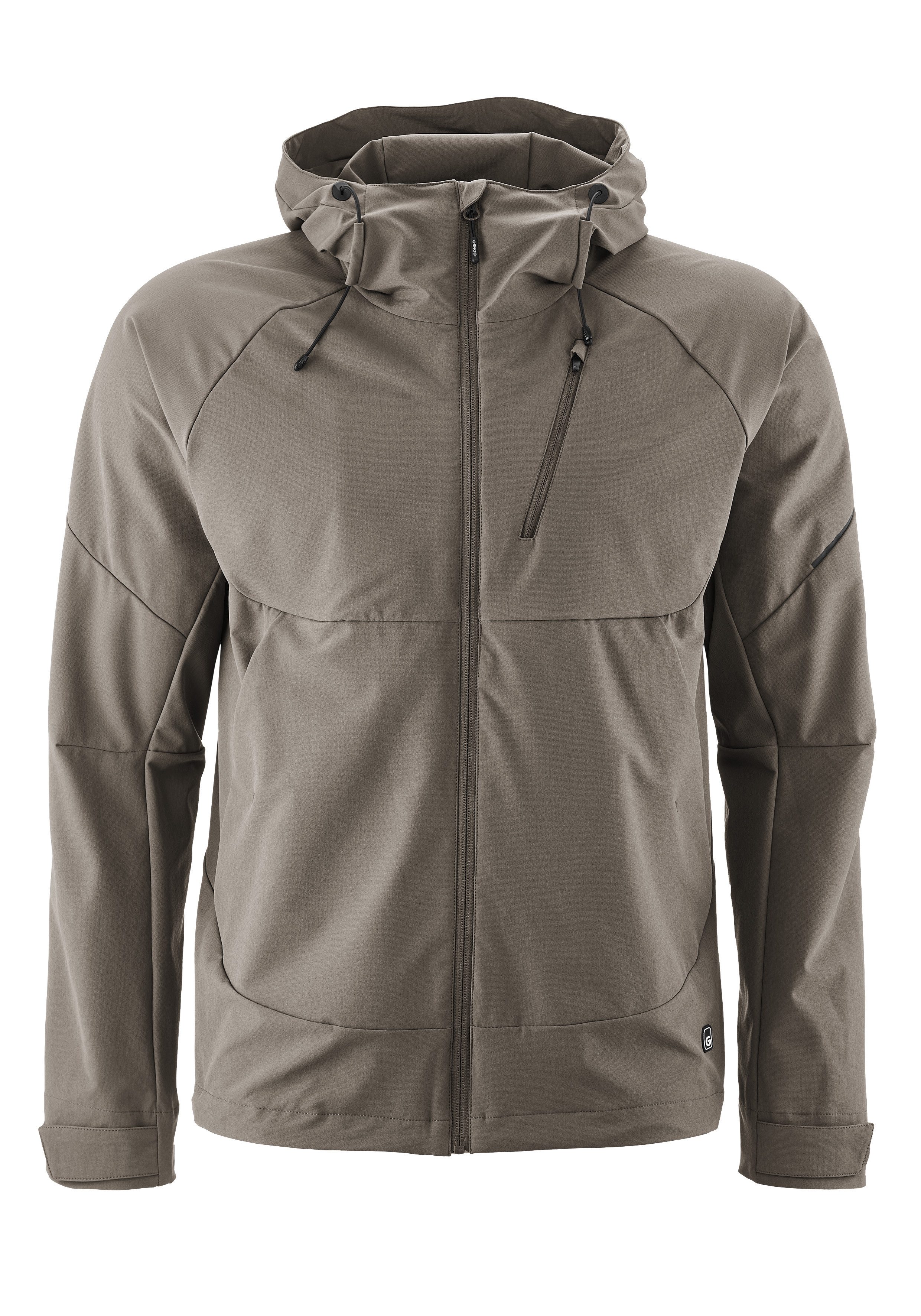 Gonso Fietsjack Trail Jacket M robuuste heren fietsjack, winddichte functionele jas, slim fit heren windbreakers maat XXL grijs