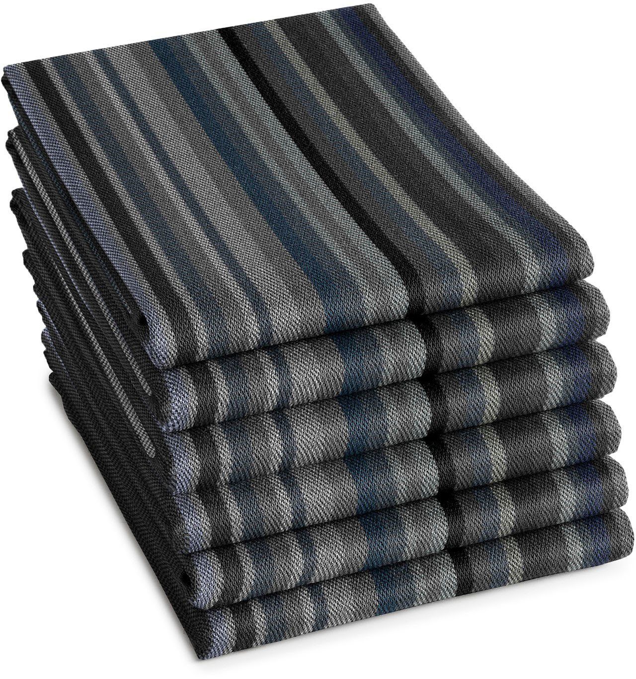 DDDDD Theedoek Over the rainbow Jacquard-stof, 60 x 65 cm (set, 6-delig)