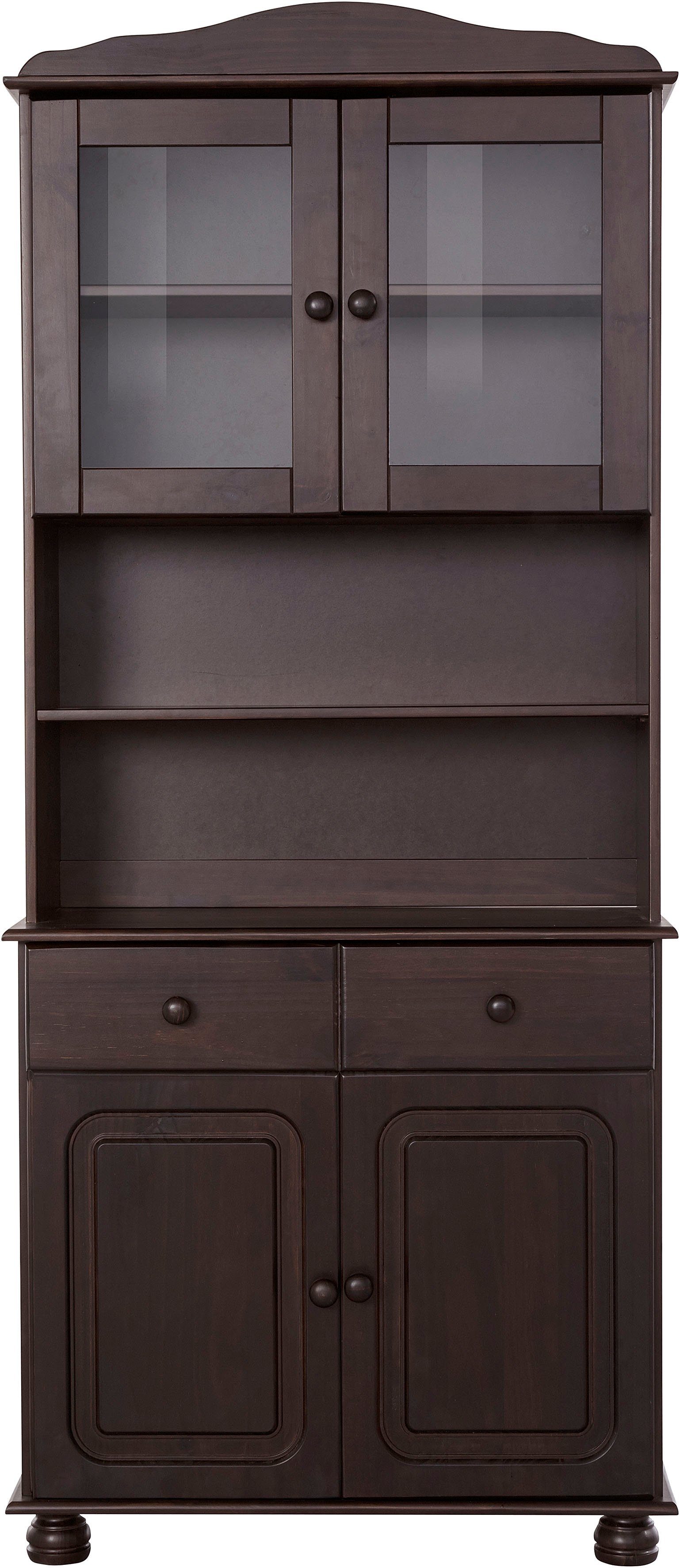 Home affaire Buffetkast Mette Met grote lade en veel bergruimte achter 4 deuren, hoogte 181cm (2-delig)