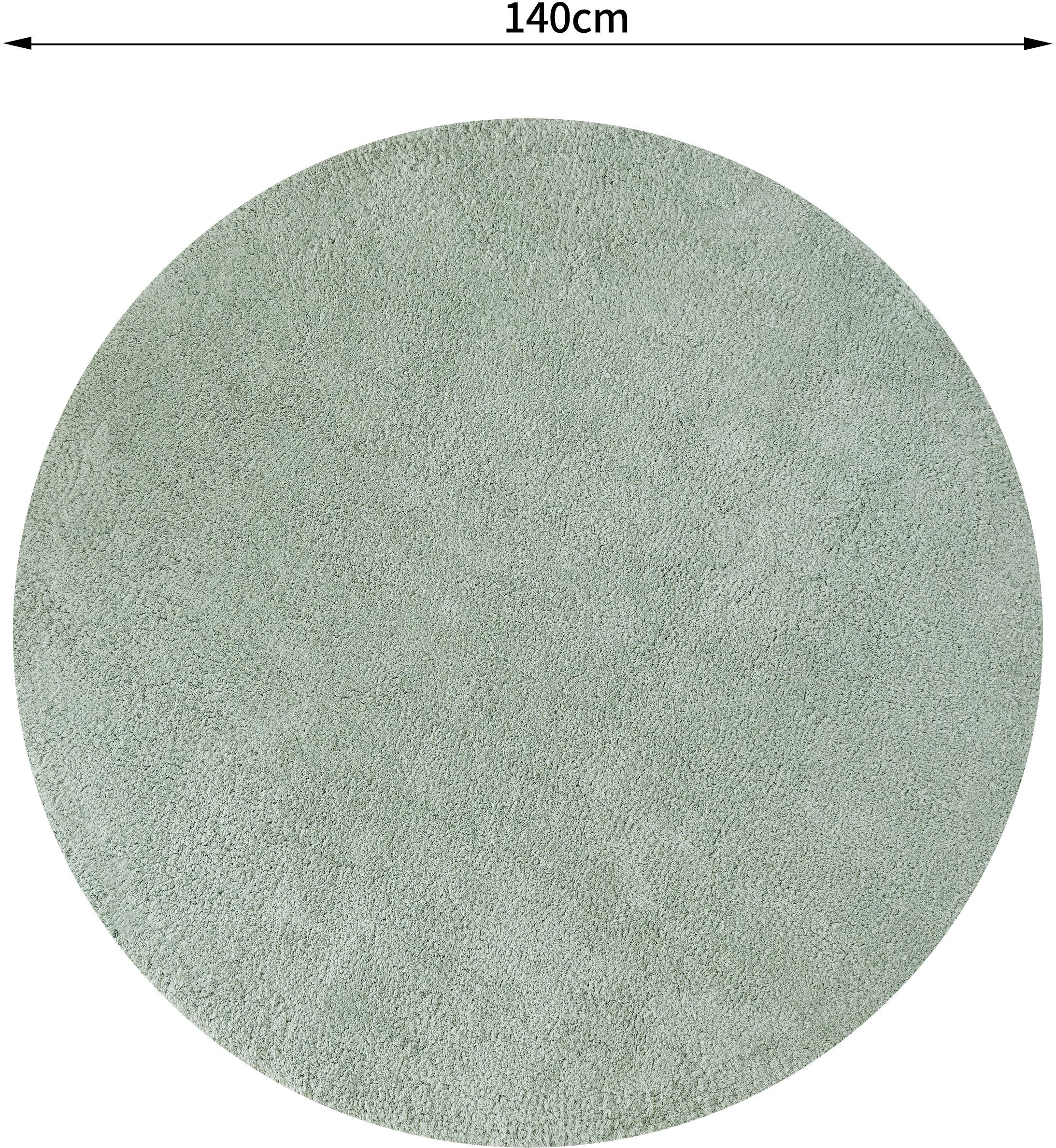my home Hoogpolig vloerkleed Microvezeltapijt Magong, bijzonder zacht, zeer fijne pool unikleur, zachte vloerkleden, woonkamer, slaapkamer, kinderkamer