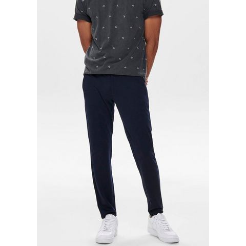 Only & Sons chino donkerblauw
