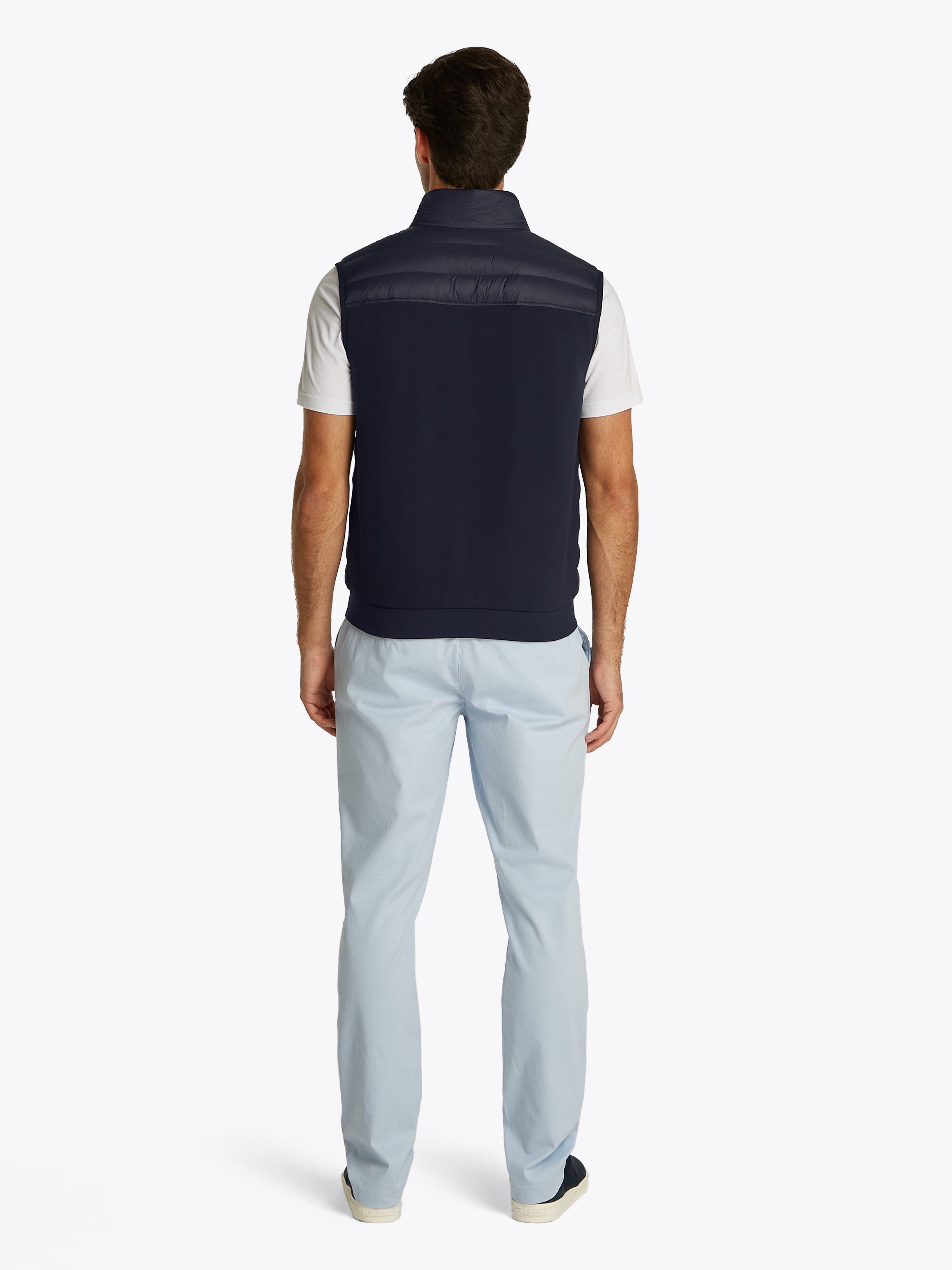 Tommy Hilfiger Bodywarmer MIX MEDIA VEST Achterkant niet gestikt