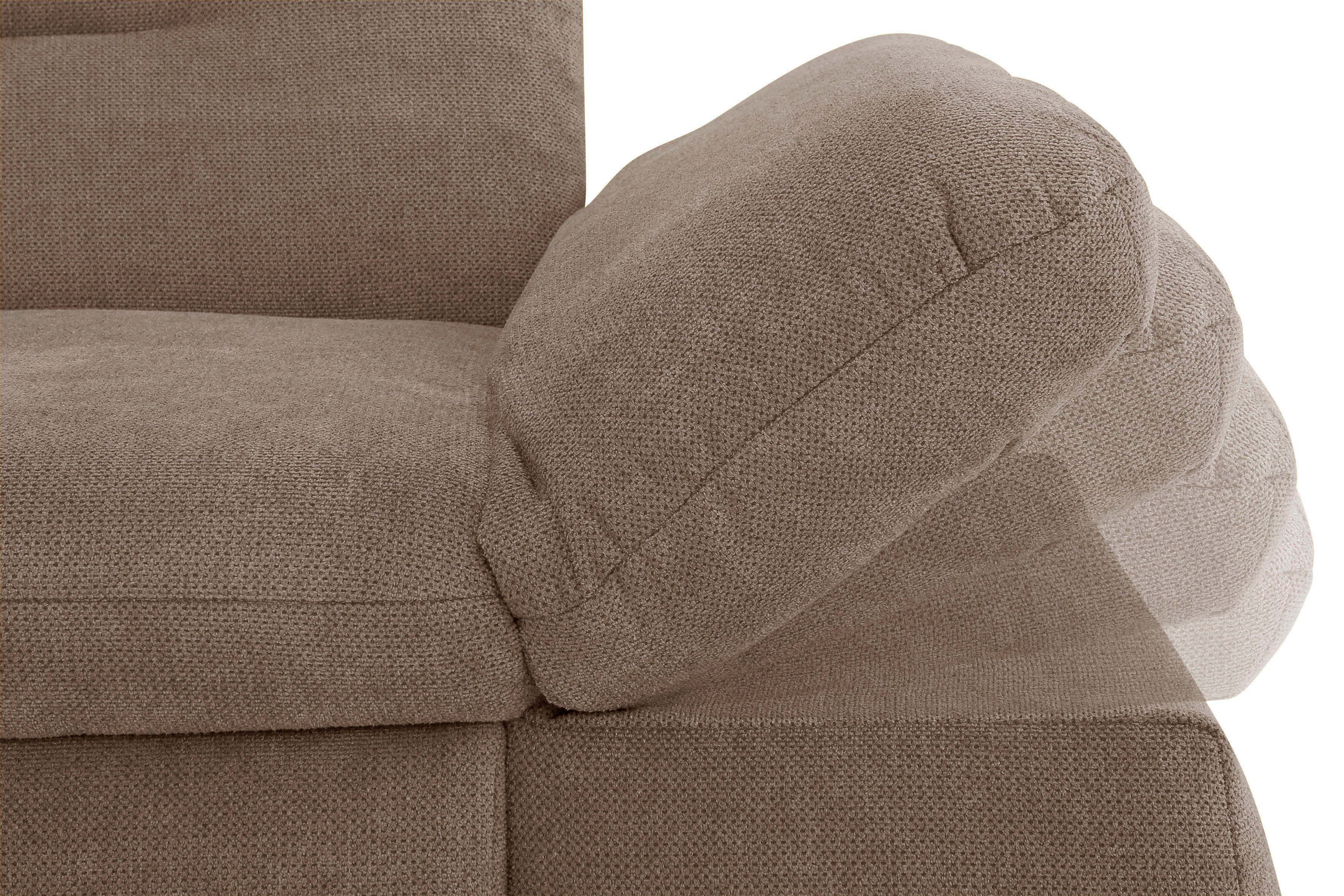 INOSIGN Hoekbank Avesa L-vorm Naar keuze met armleuningverstelling en slaapfunctie, bxdxh: 300x172x80cm