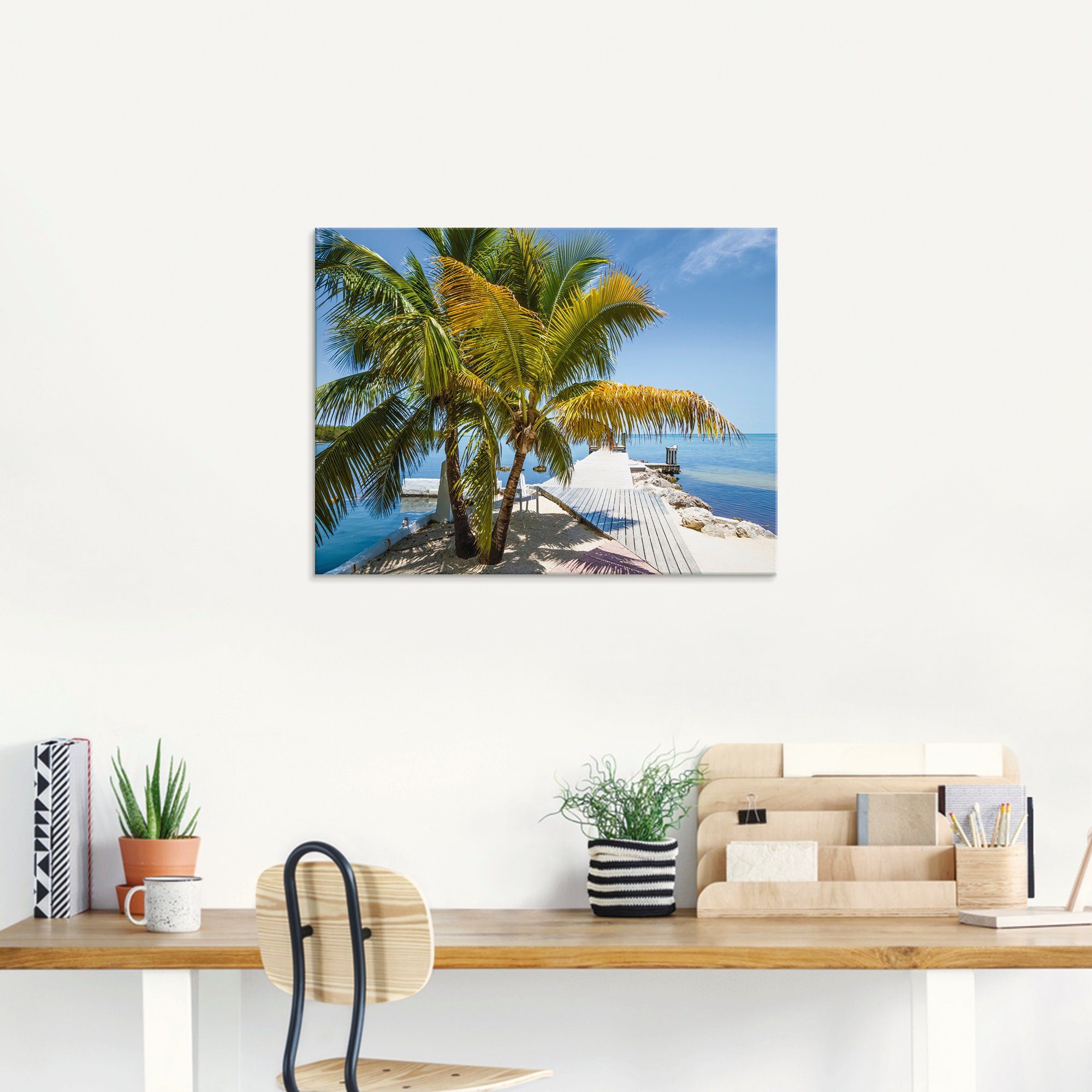 Artland Print op glas Florida Keys hemelse blik