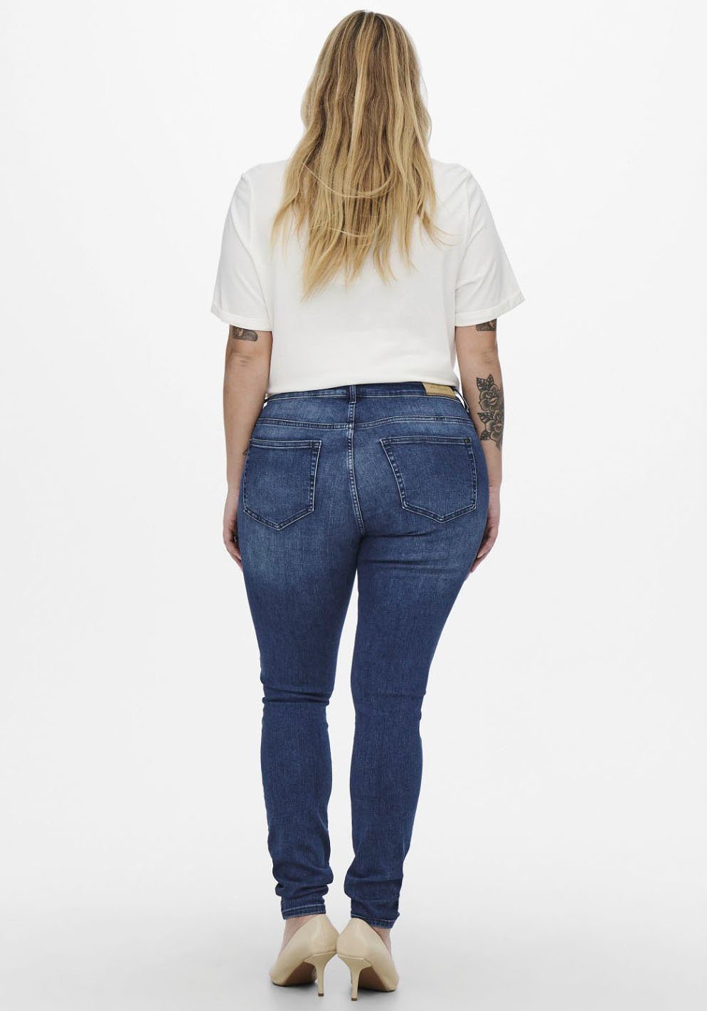 ONLY CARMAKOMA Skinny fit jeans CARWILLY REG SKINNY JEANS DNM REA