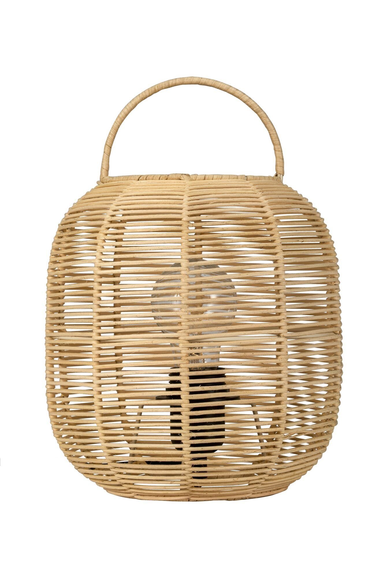 Pauleen Tafellamp Boho Glow max20W beige/wit 230V metaal/rattan
