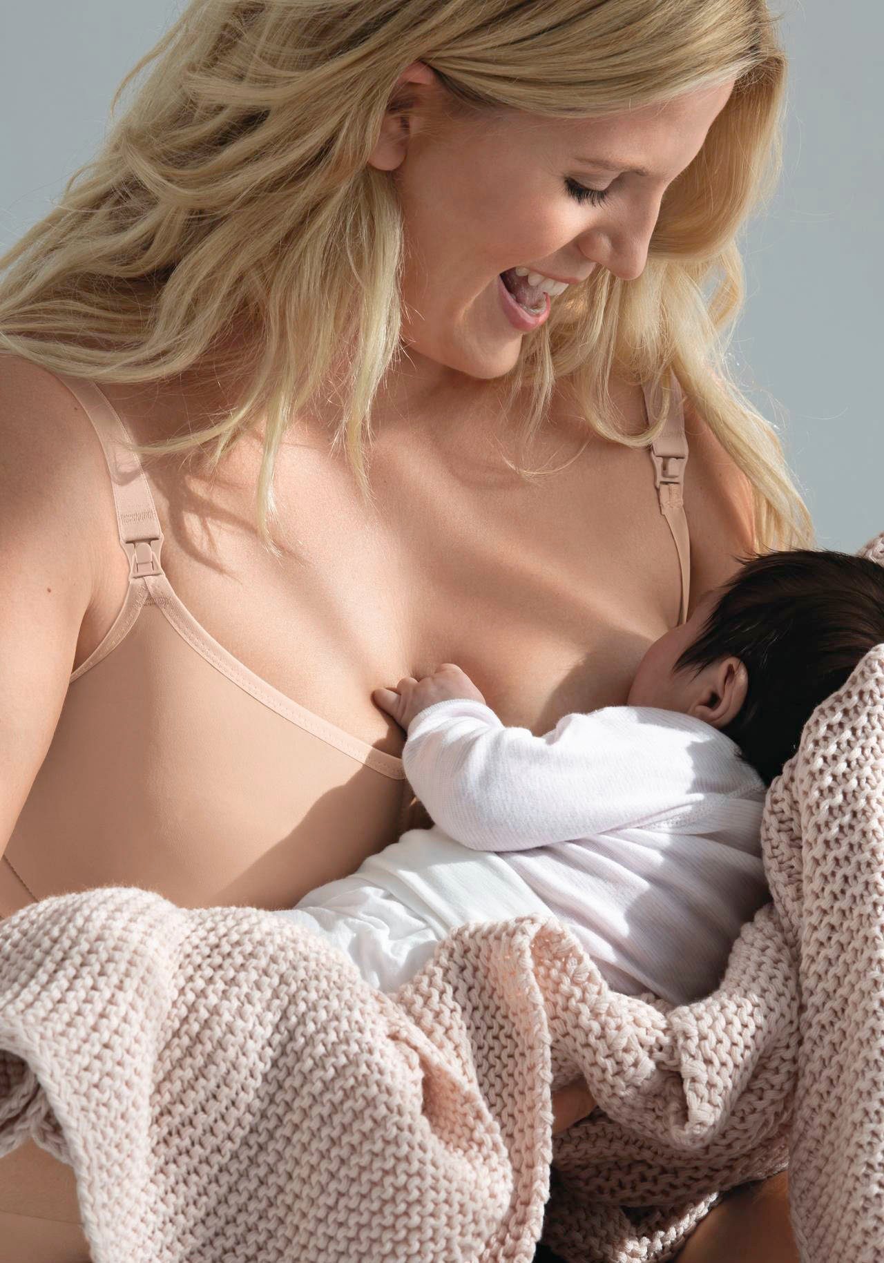 Anita Maternity Voedings-bh Basic Cup C-F fijne microvezel met beugels naadloze cups (1-delig)