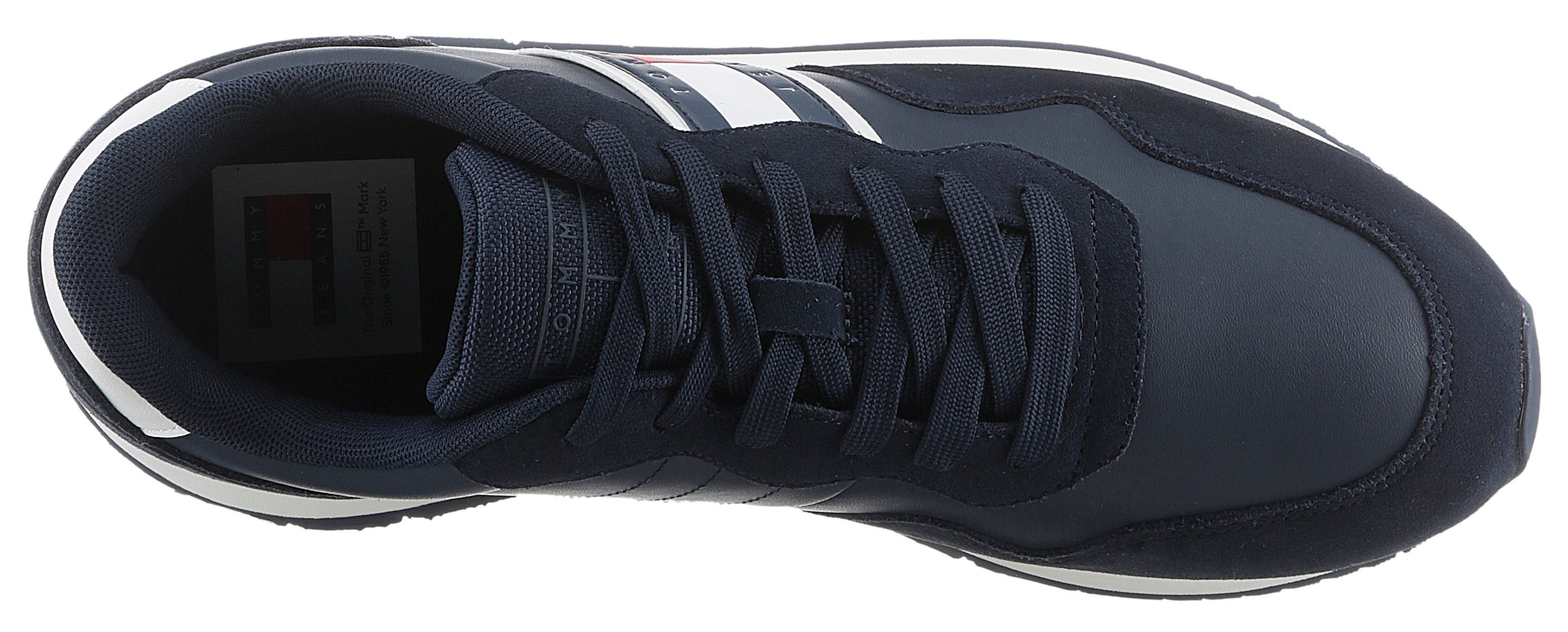 TOMMY JEANS Sneakers TJM MODERN RUNNER vrijetijdsschoen, lage schoen, veterschoen met zijlogo-vlag