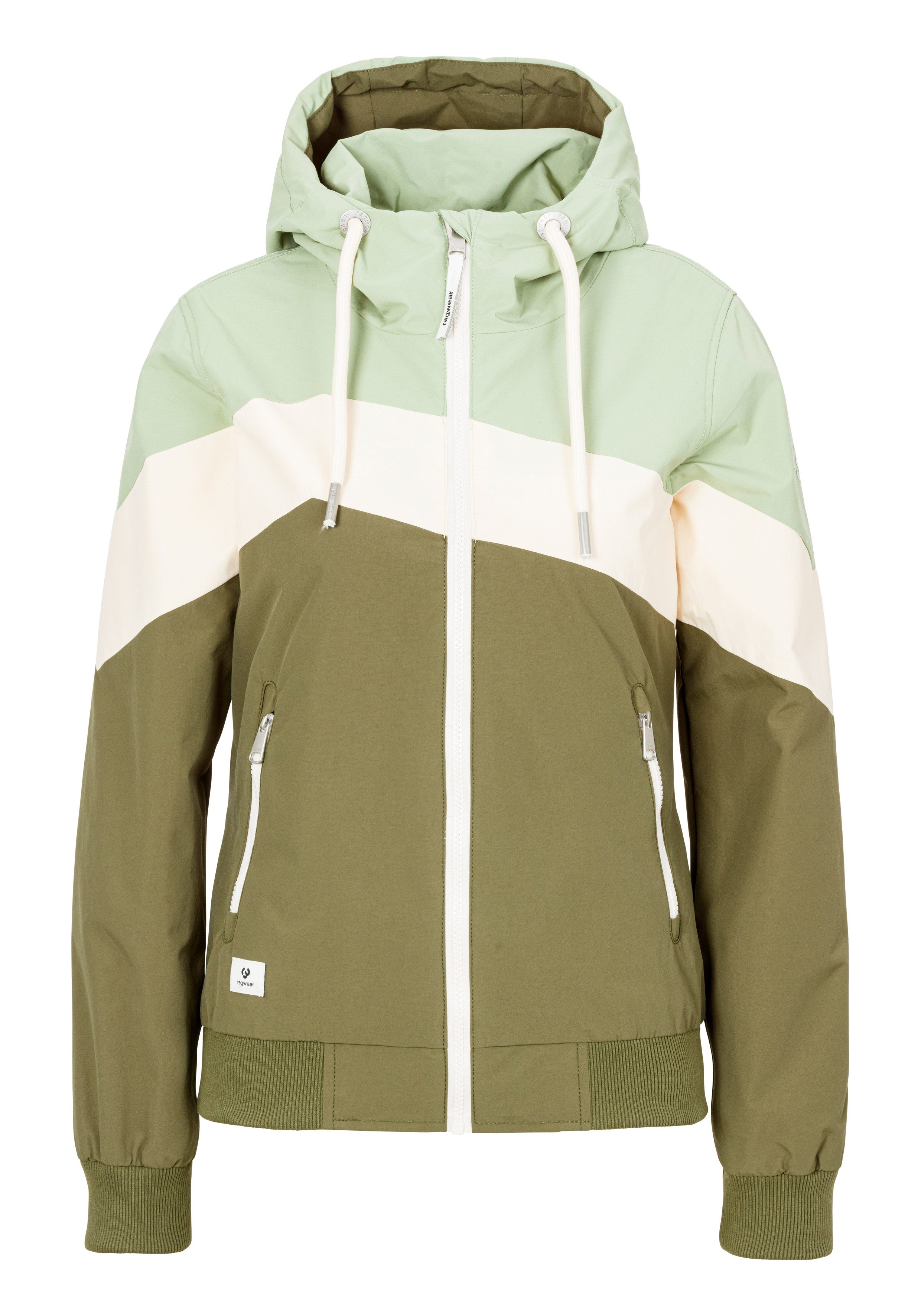 Ragwear Functioneel jack NUGGIE OMBRE O Tussenjas van waterafstotend materiaal