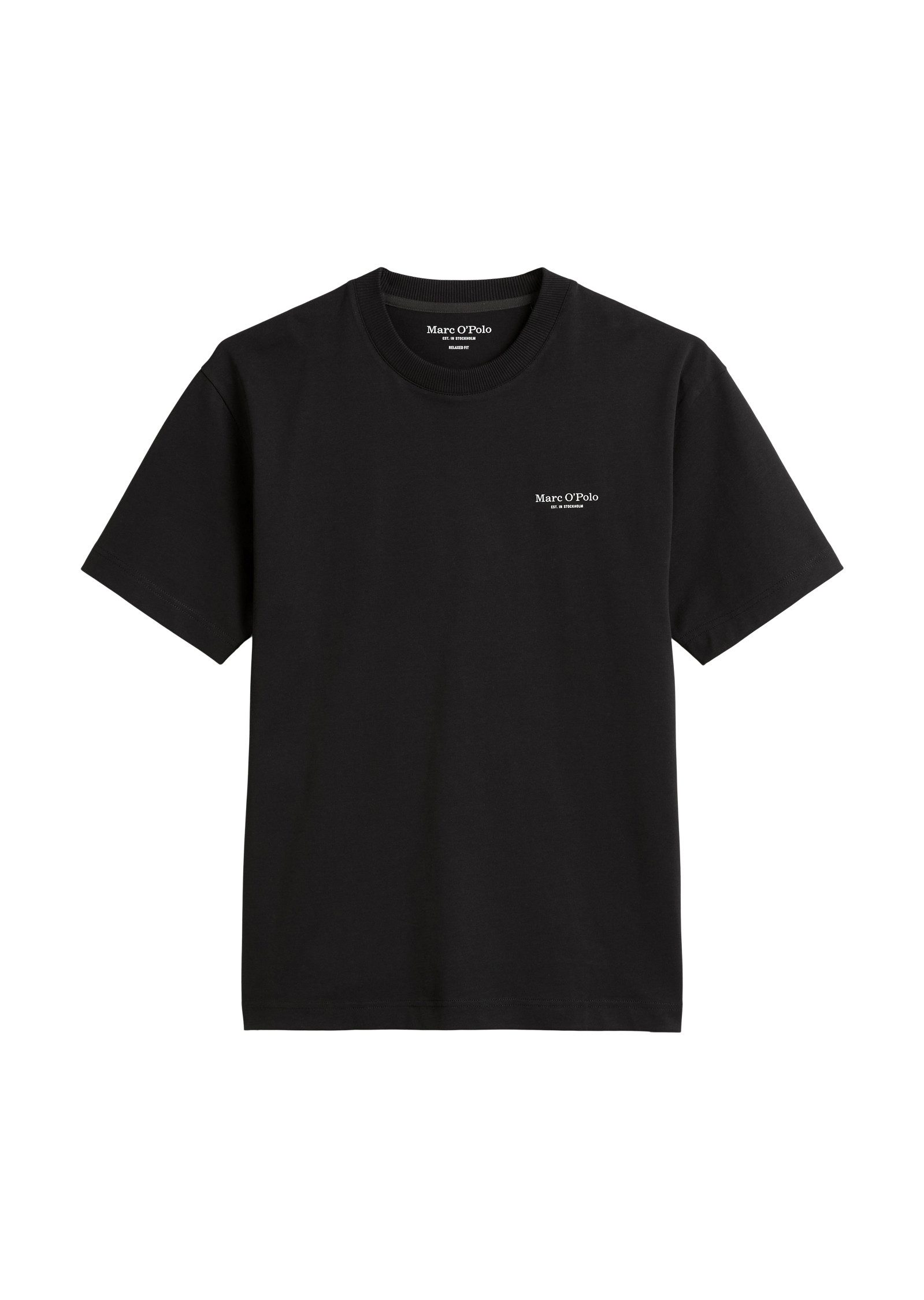 Marc O'Polo T-shirt met markante rugprint en logo-print aan de zijkant op de borst
