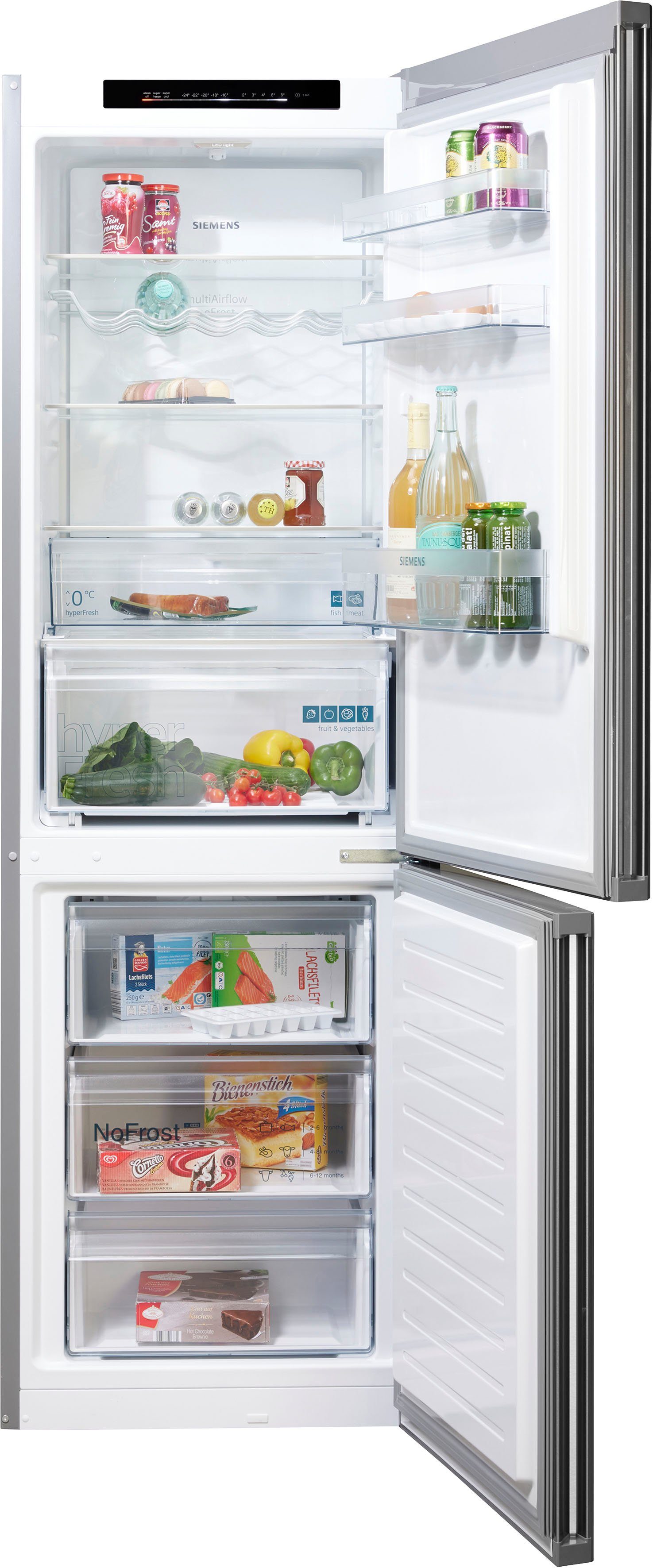 SIEMENS Koel-vriescombinatie KG36N2ICF (1 stuk)