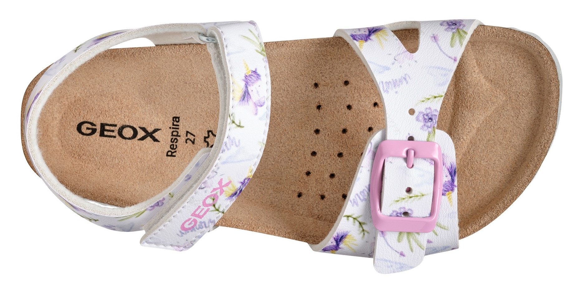 Geox Sandalen J ADRIEL GIRL , meisjes sandaal, zomerschoen met voetbed