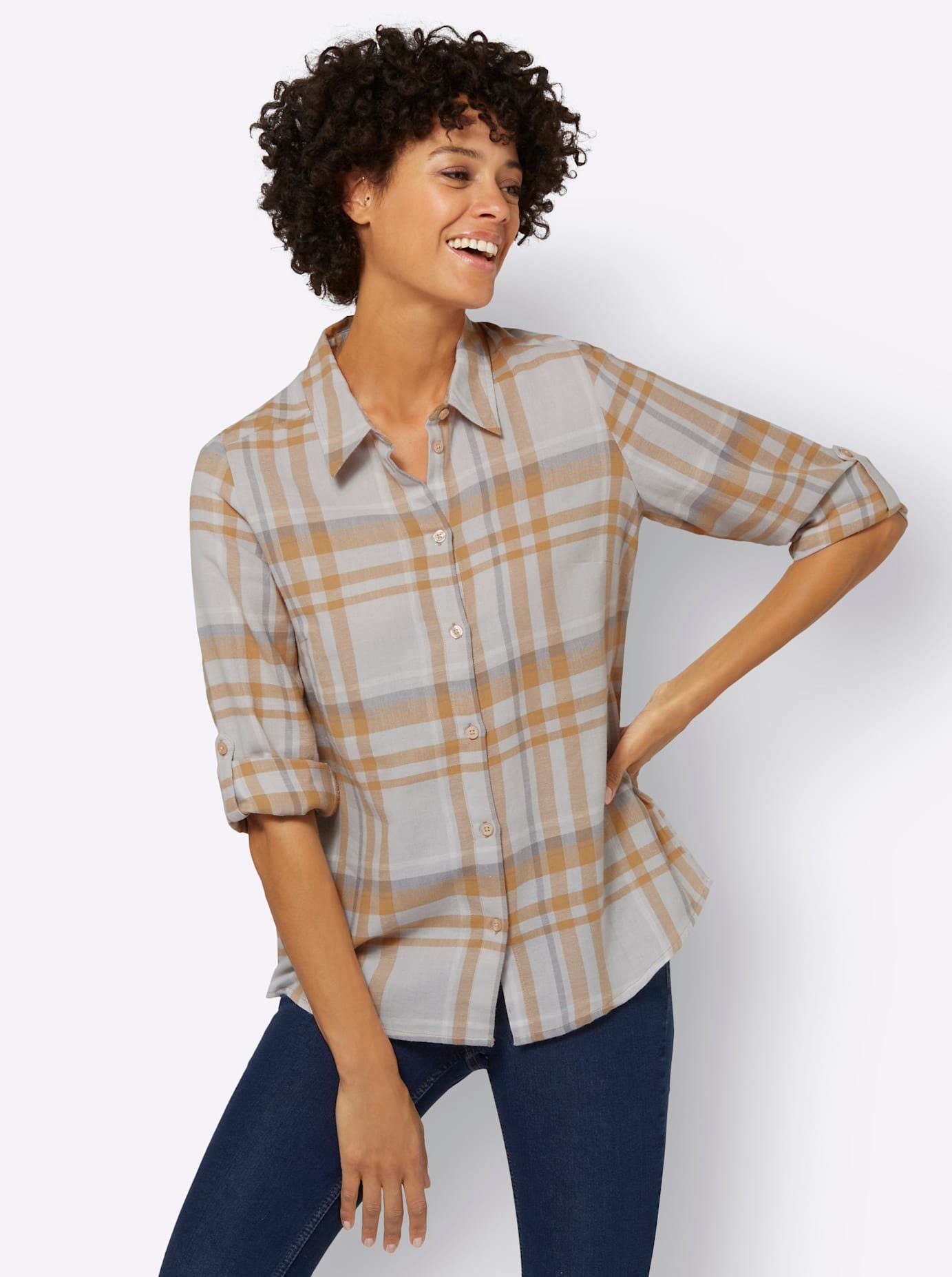 Casual Looks Flanellen blouse