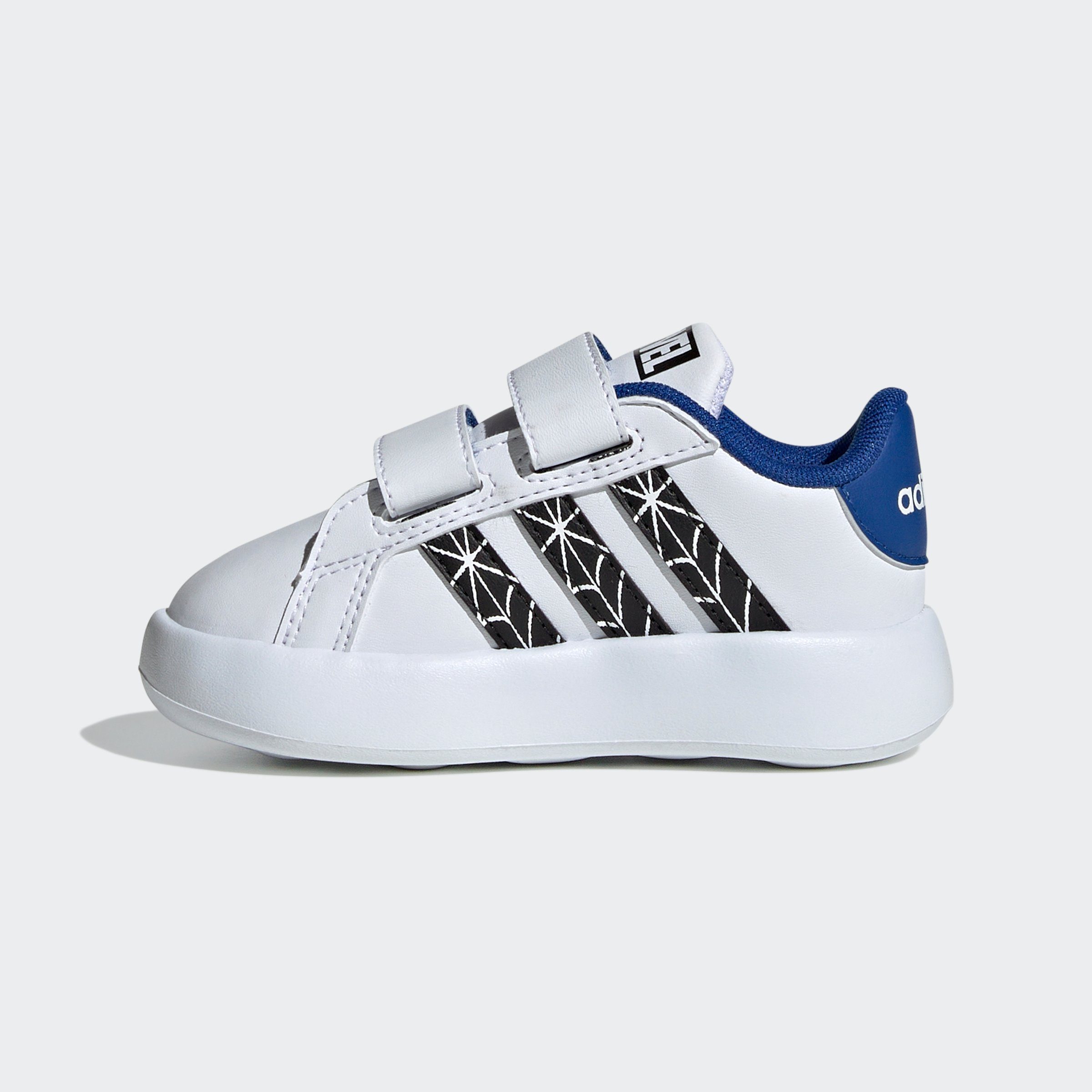 adidas Sportswear Klittenbandschoenen ADIDAS MARVEL SPIDER-MAN KINDER GRAND COURT SCHOEN Design geïnspireerd op de adidas Superstar, voor kinderen