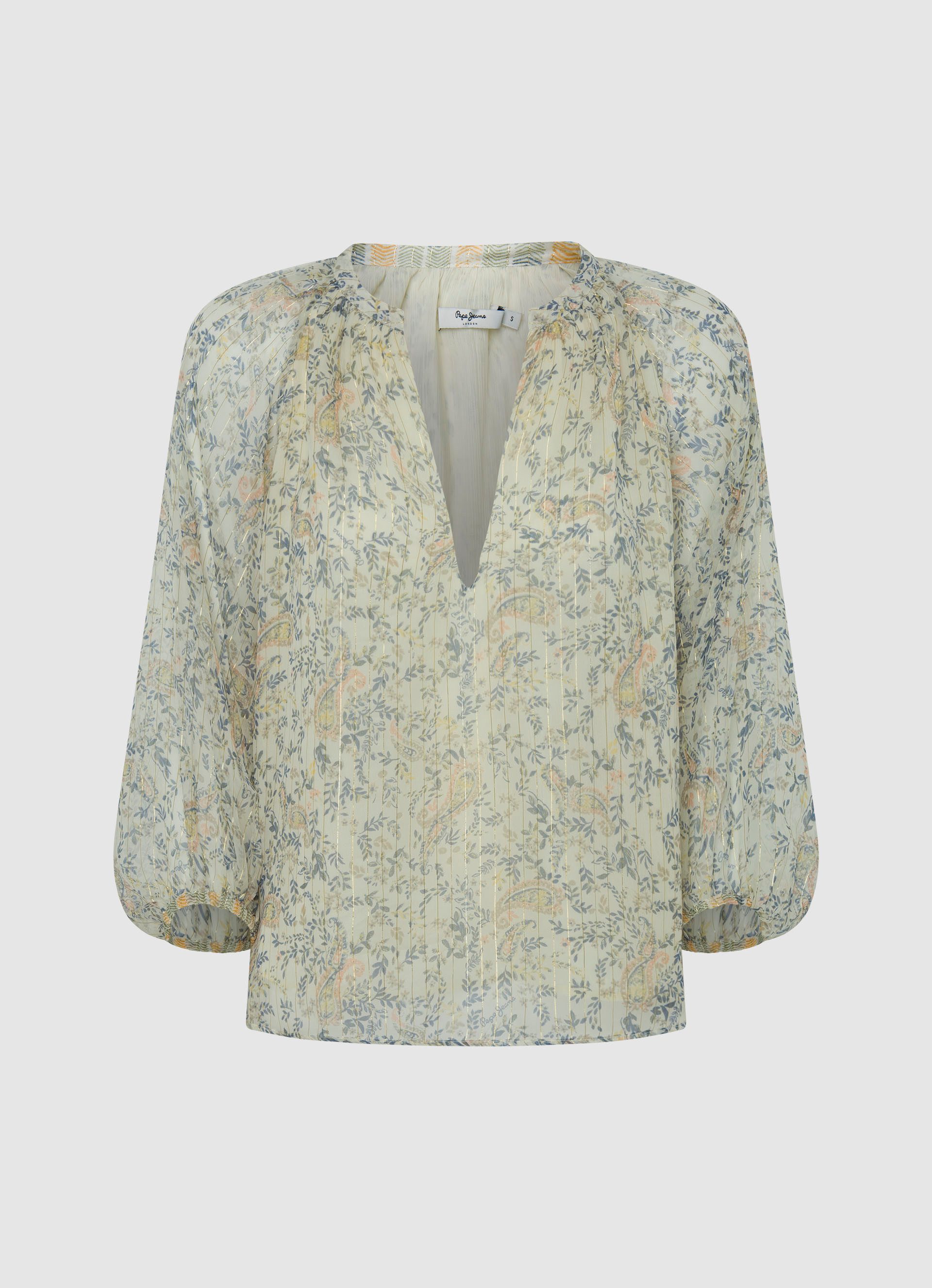 Pepe Jeans Gedessineerde blouse Martina met paisley patroon