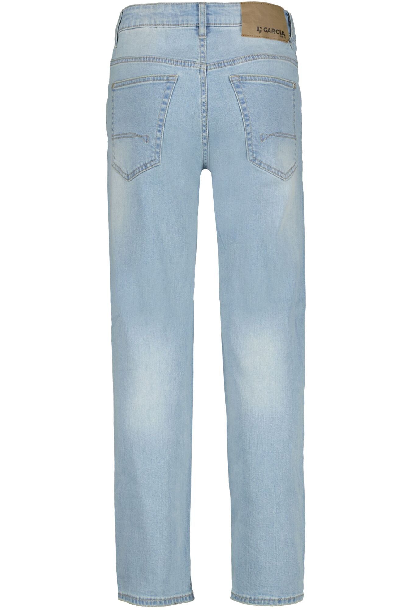 Garcia Dad-jeans Dalino voor jongens, met verwoeste effecten