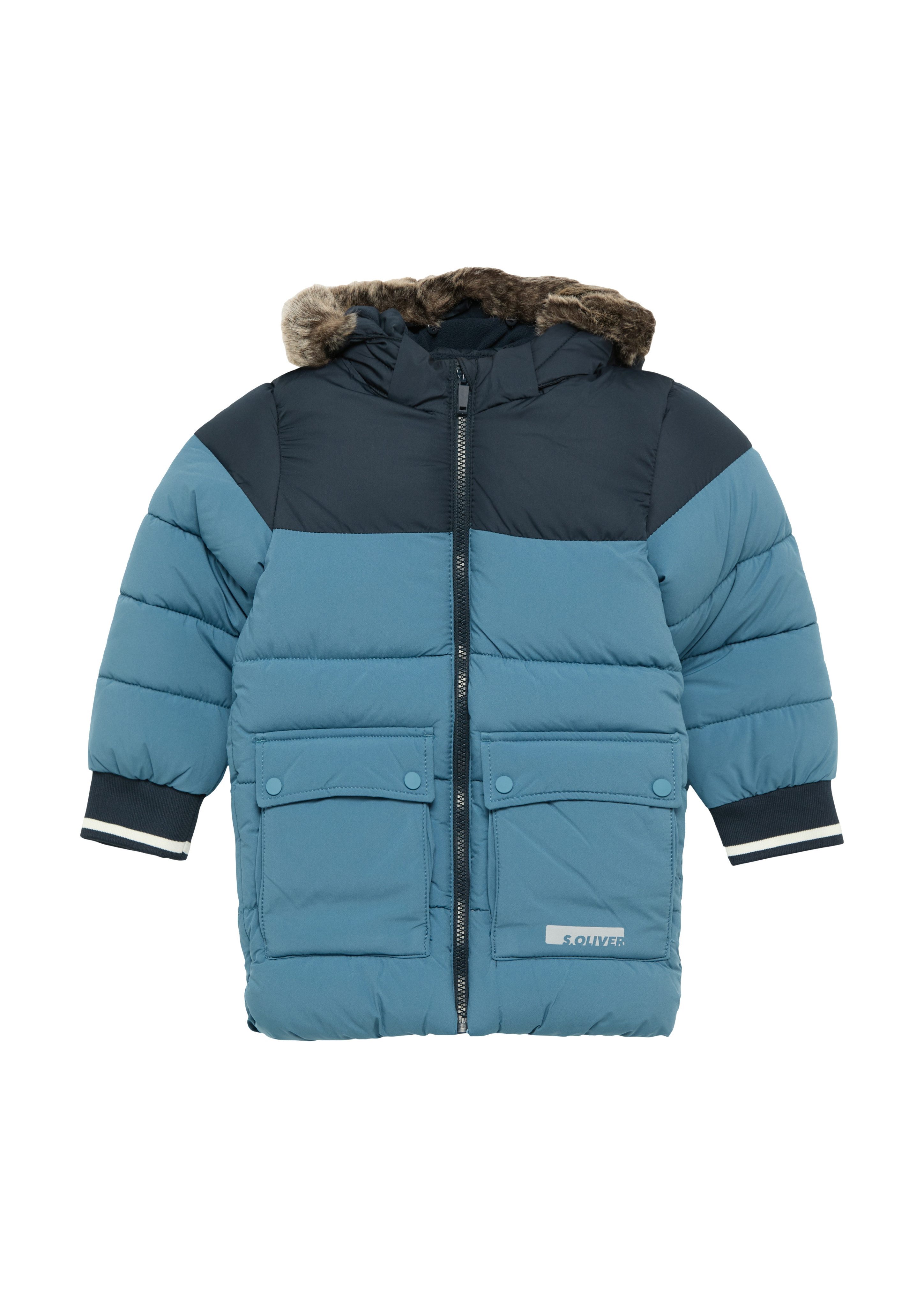 s.Oliver RED LABEL Junior Outdoorjack met een capuchon