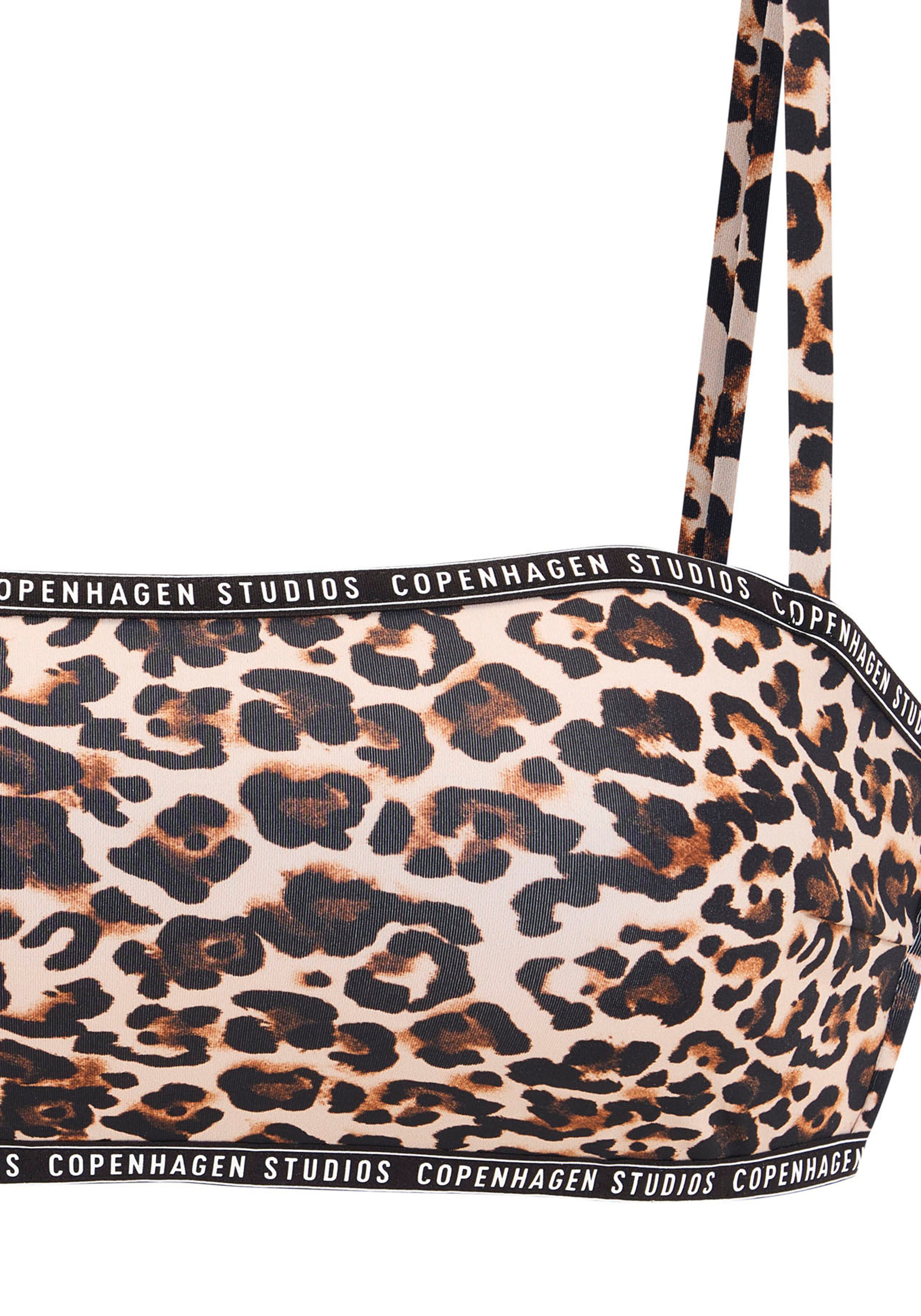 Copenhagen Studios Bandeau-bikinitop Leody Met trendy animal-print
