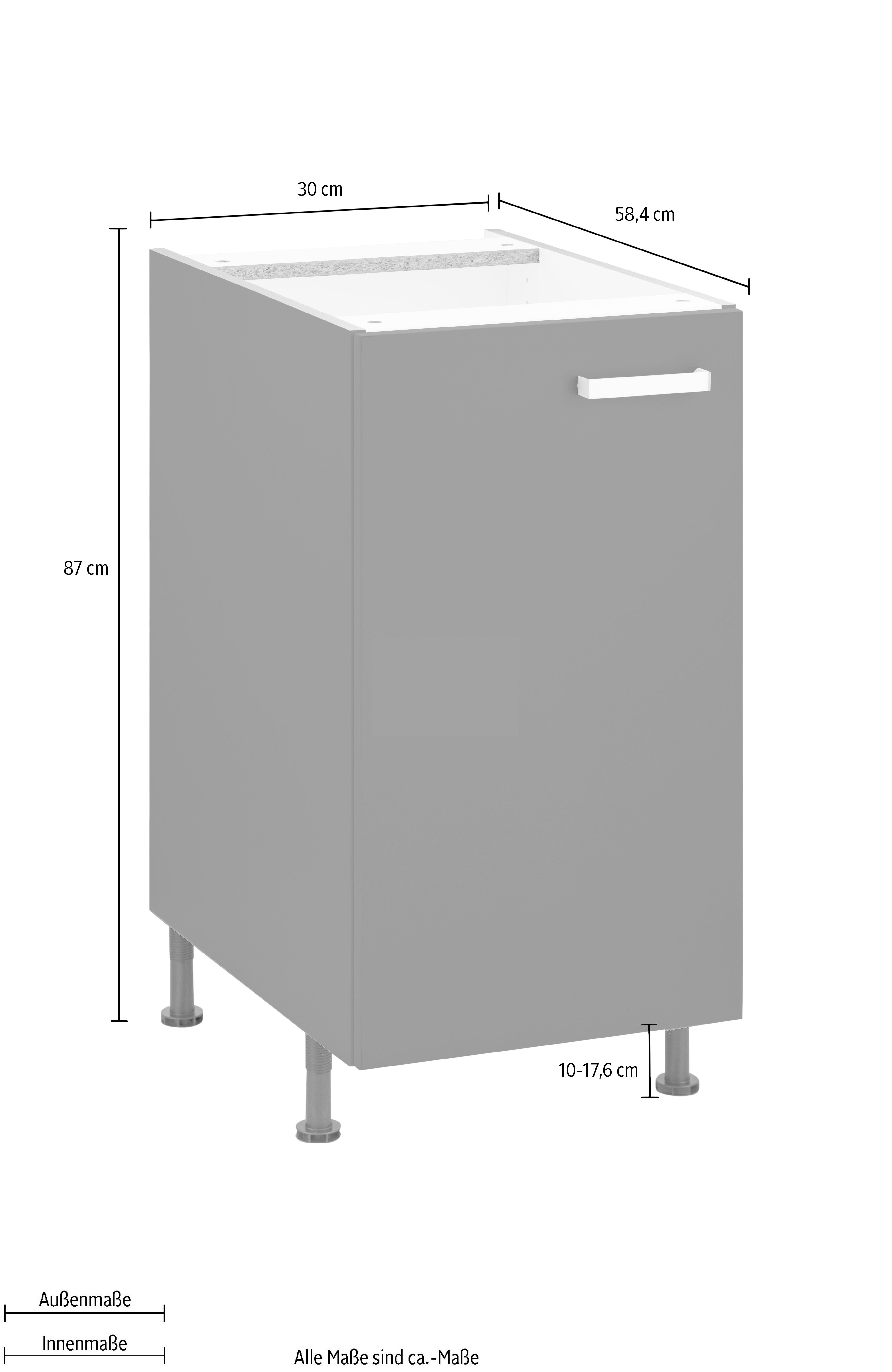 OPTIFIT Onderkast Parma Breedte 30 cm