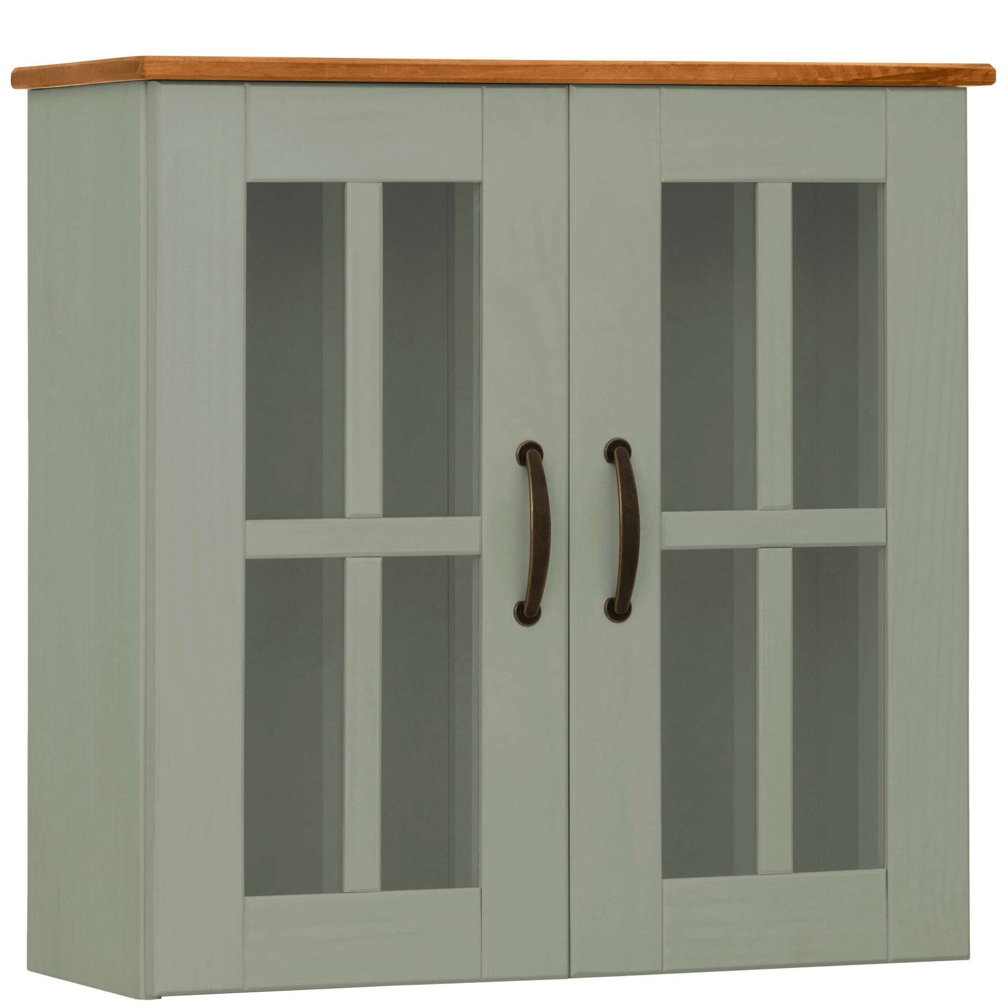 Home affaire Hangend kastje Rodby Massief, FSC®-gecertificeerd hout, grepen metaal, breedte 60 cm, hoogte 60 cm