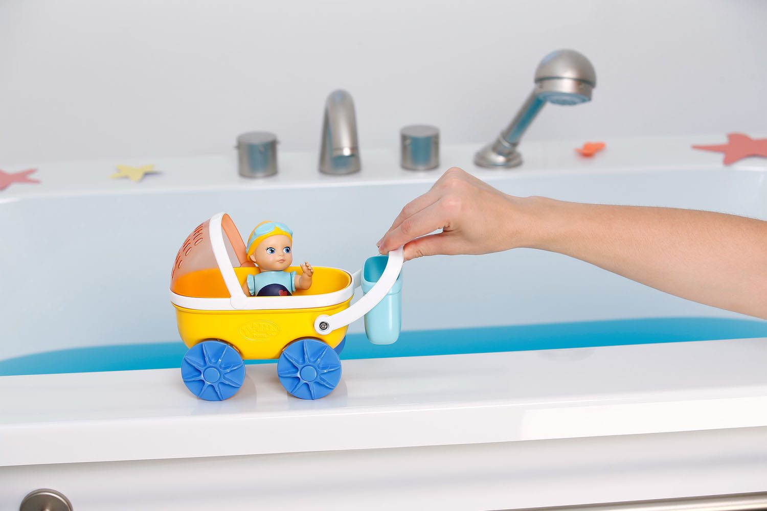Baby Born Badspeelgoed Splish Splash kinderwagen met Emma