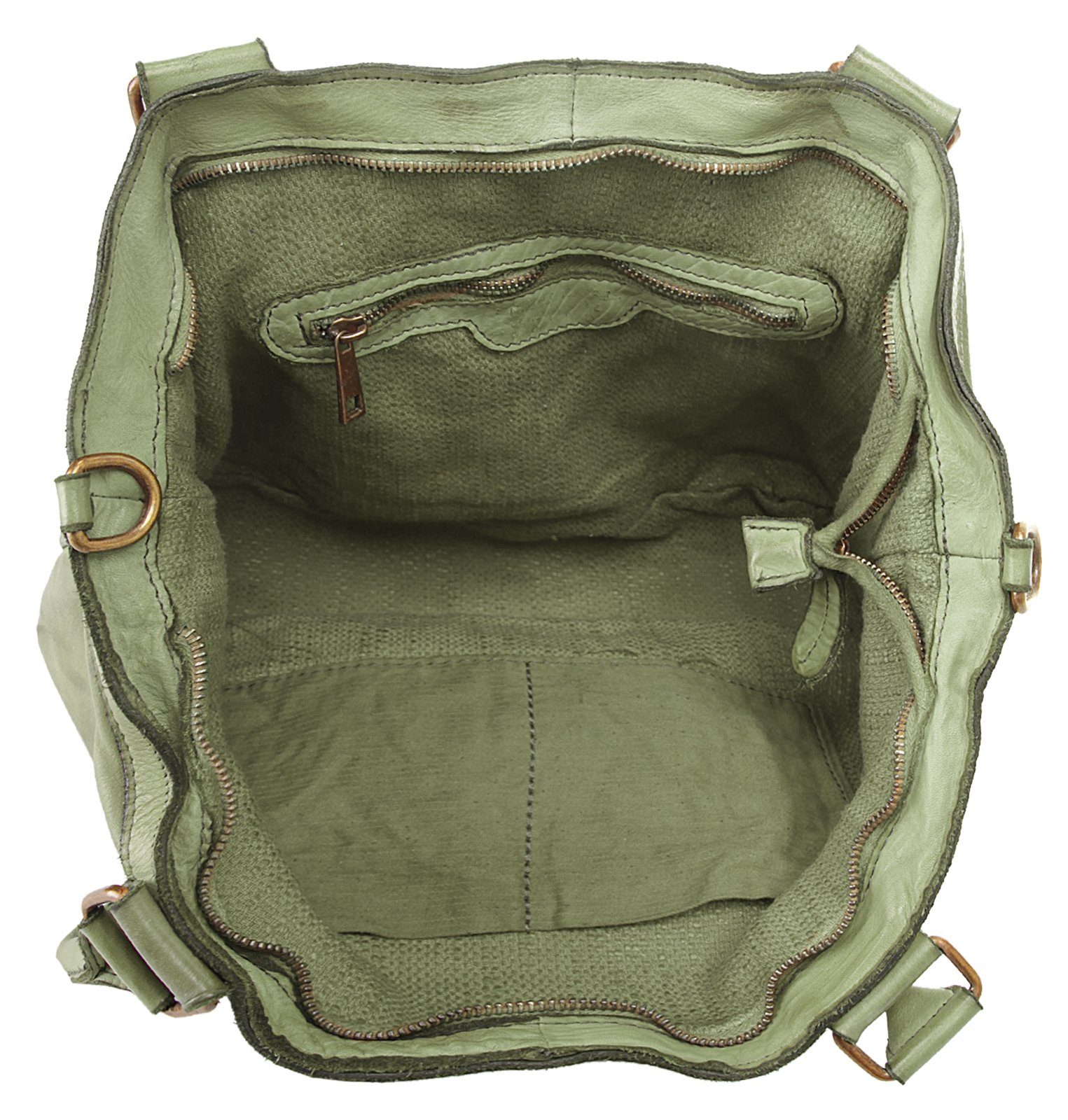Samantha Look Shopper echt leer, made in italy