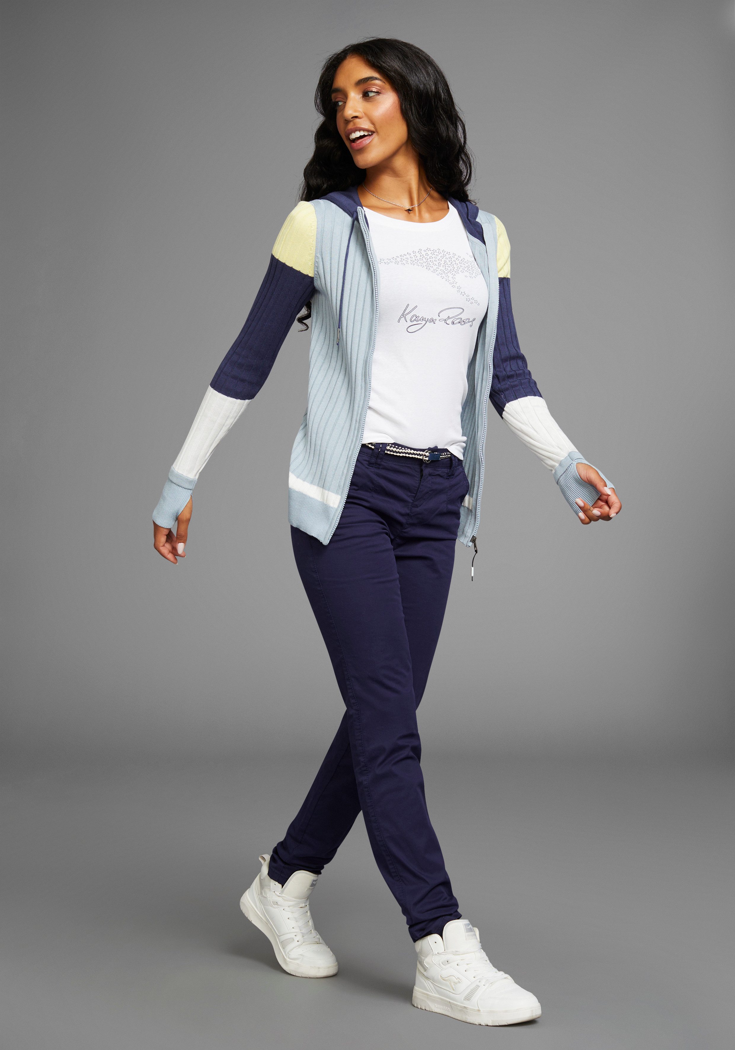 KangaROOS Capuchonvest colourblocking-stijl