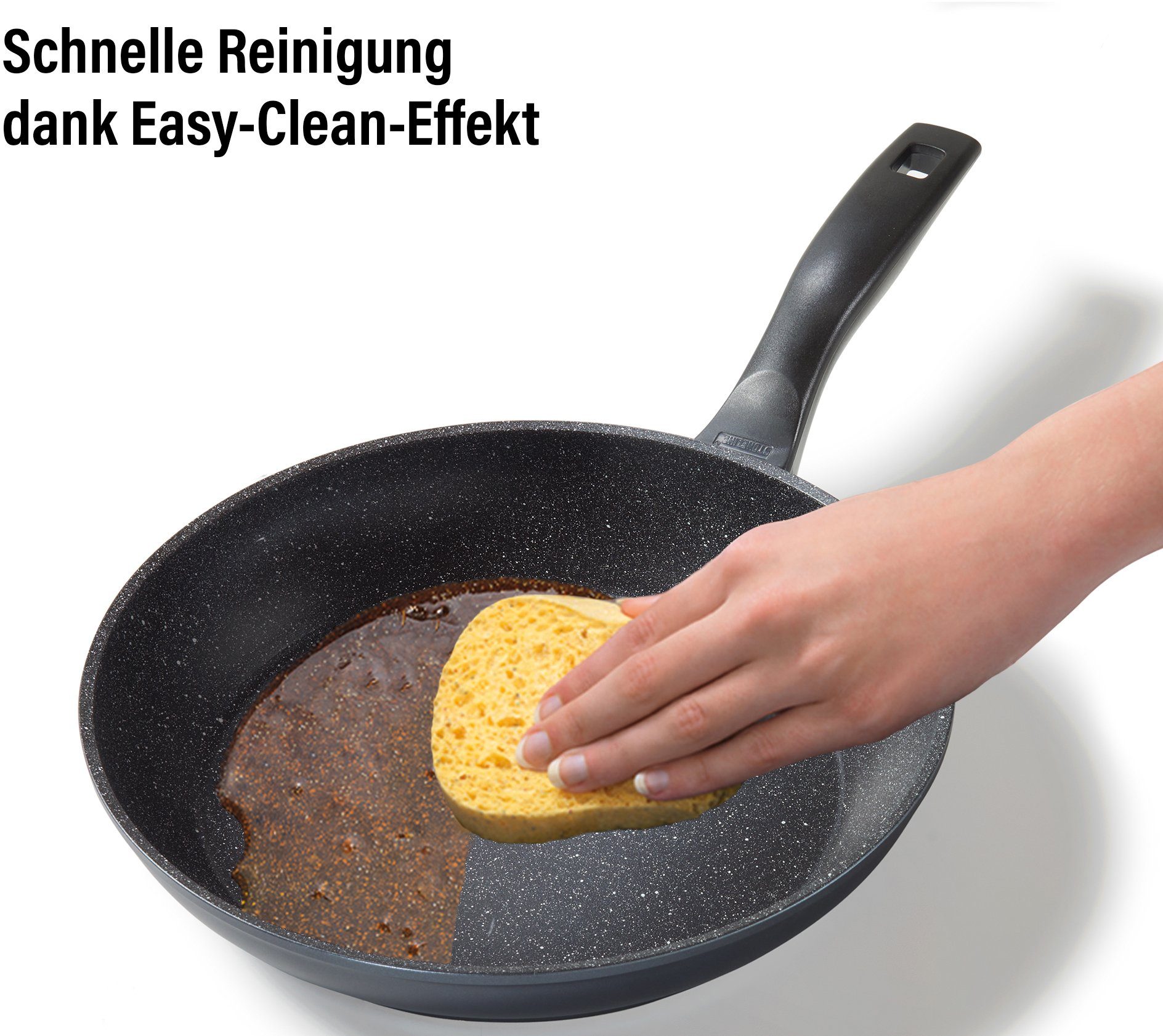 STONELINE Koekenpan STONELINE®- keramische coating, inductie (1-delig)