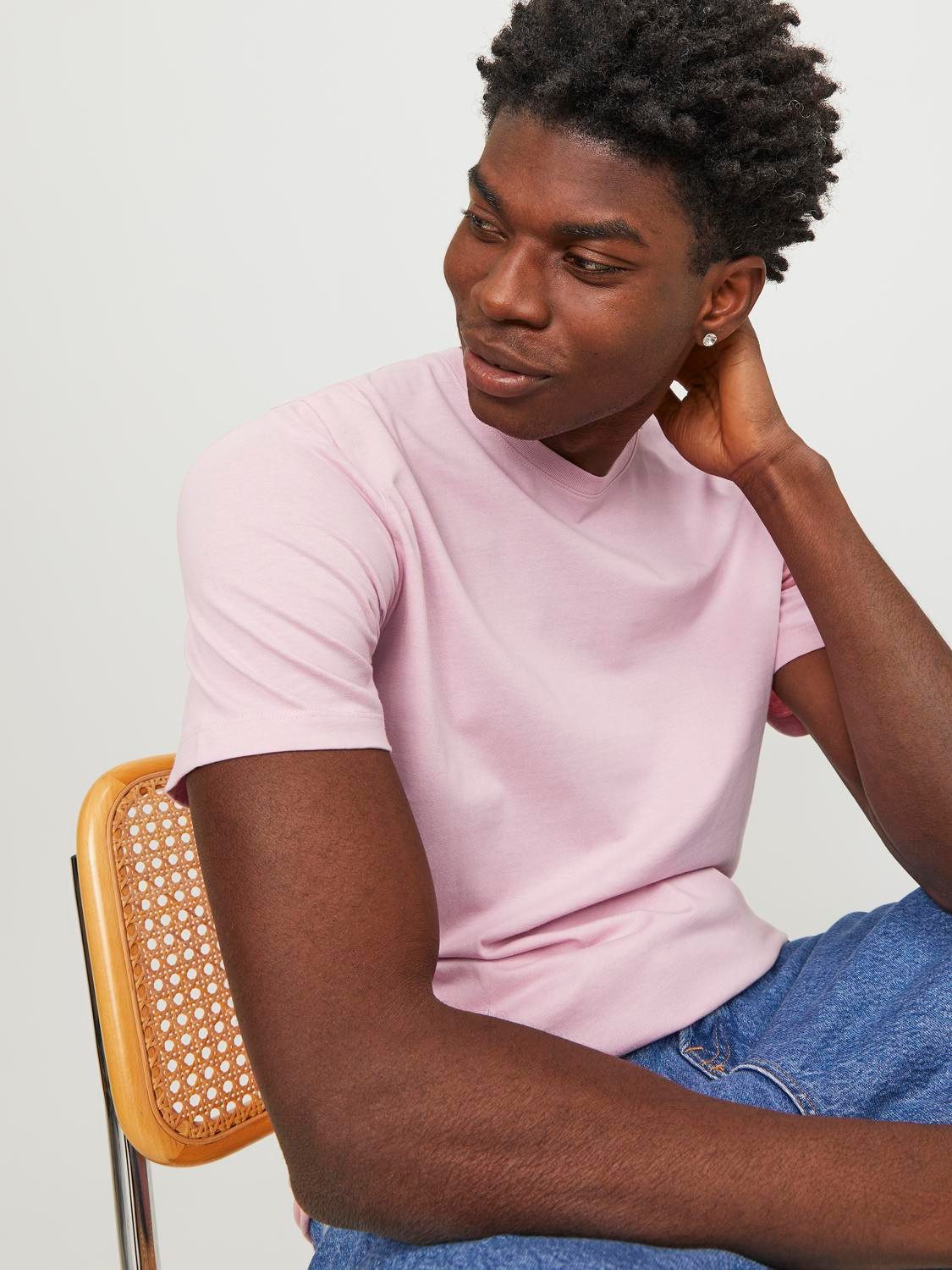 Jack & Jones Shirt met ronde hals JJEORGANIC BASIC TEE SS O-NECK NOOS