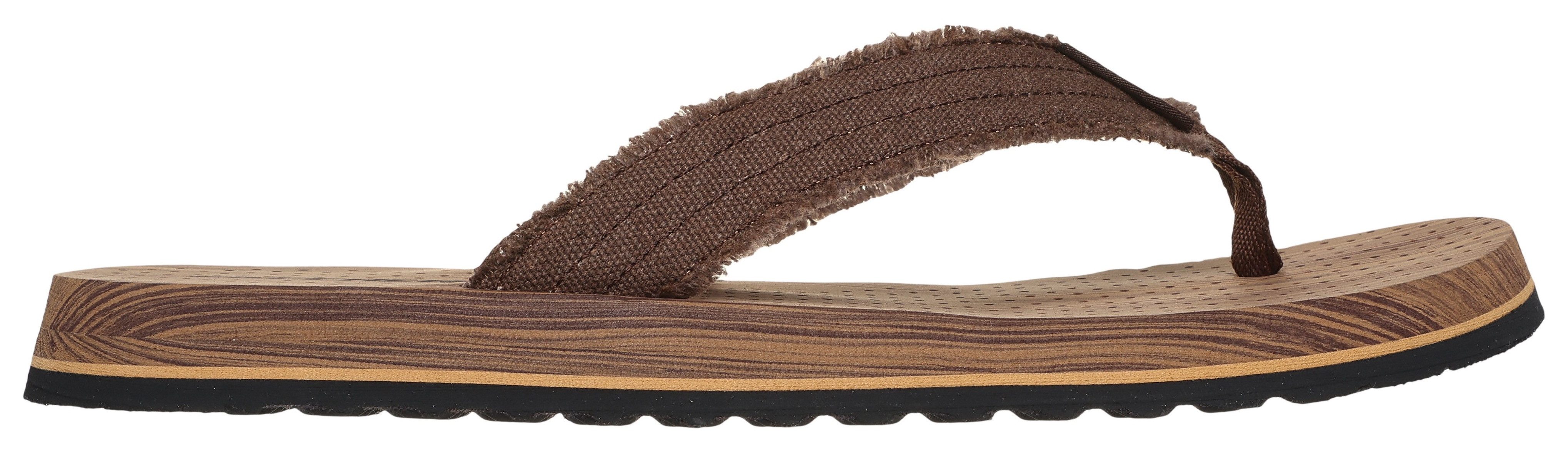 Skechers Teenslippers TANTRIC-FRITZ zomerschoen, slippers, badschoen, zwemschip, met zachte tussenstuk voor de tenen