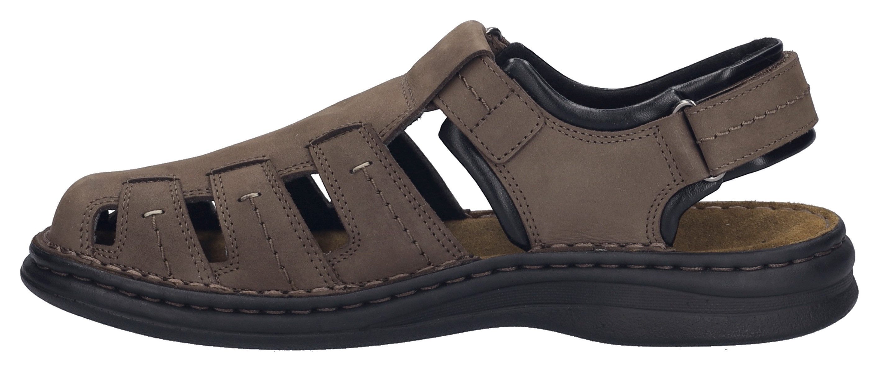Josef Seibel Sandalen Max 92 , bakkersandalen, comfort-schoen, klittenbandschoen in brede vorm