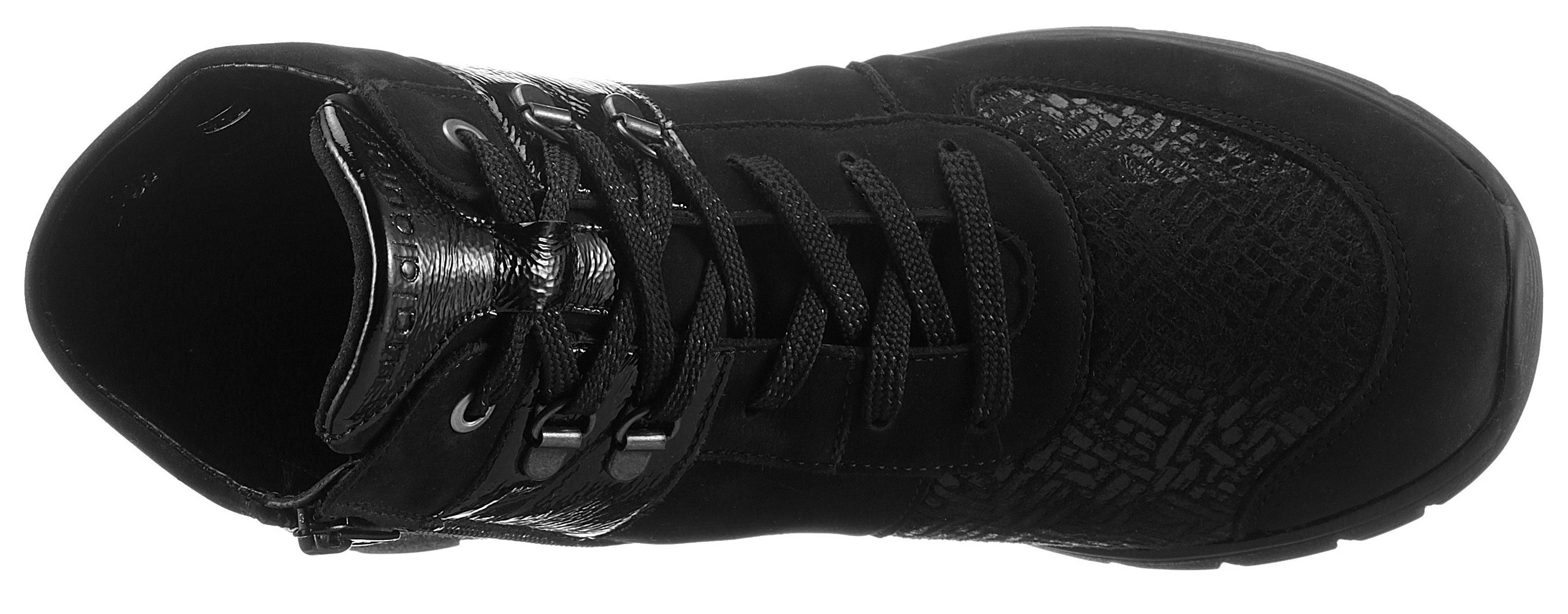 Waldläufer Hoge veterschoenen K-RAMONA-Soft in orthotritt-uitvoering en k-wijdte (=extra wijd)