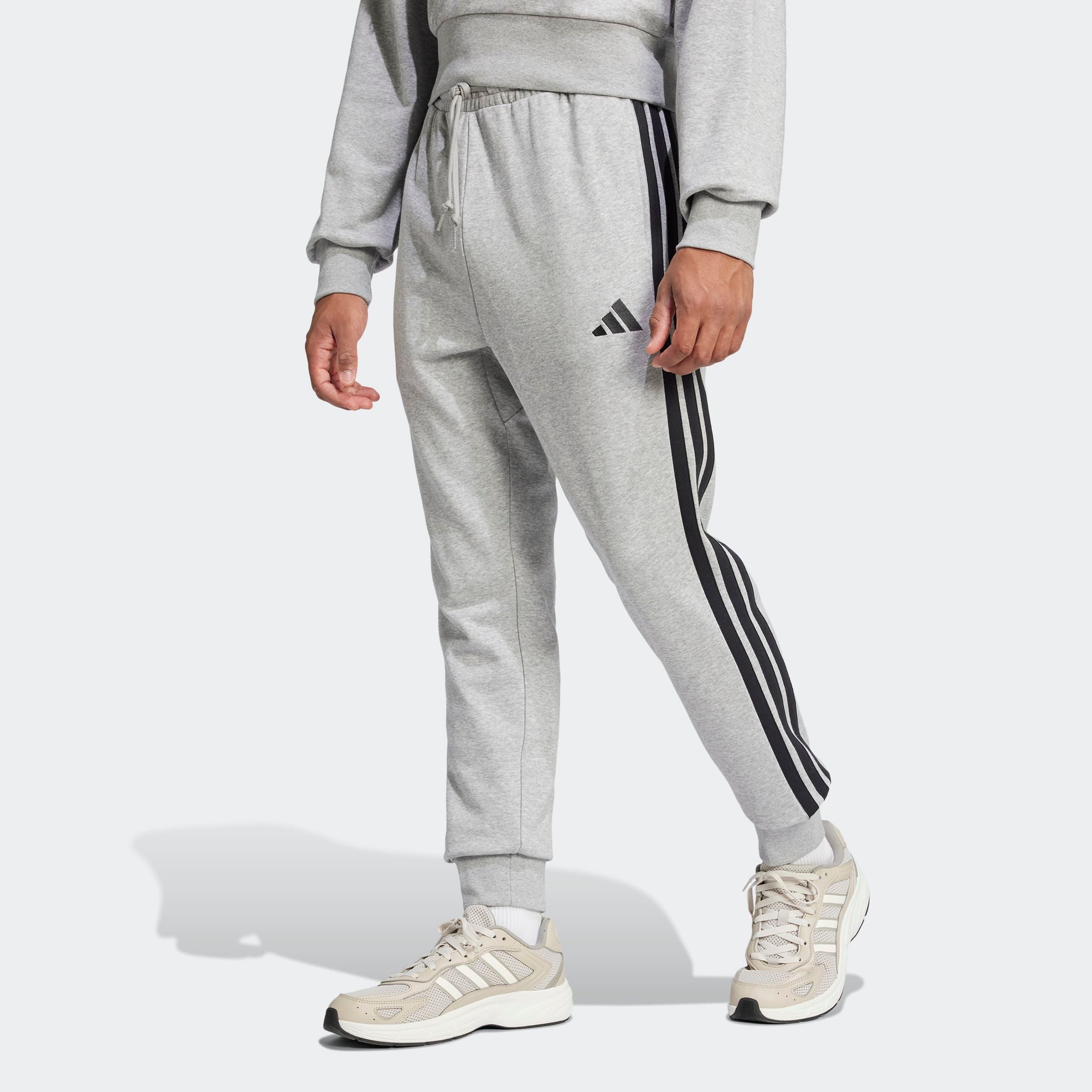 adidas Sportswear Sportbroek M 3S FT TC PT Joggingbroek van zacht French Terry materiaal (1-delig)
