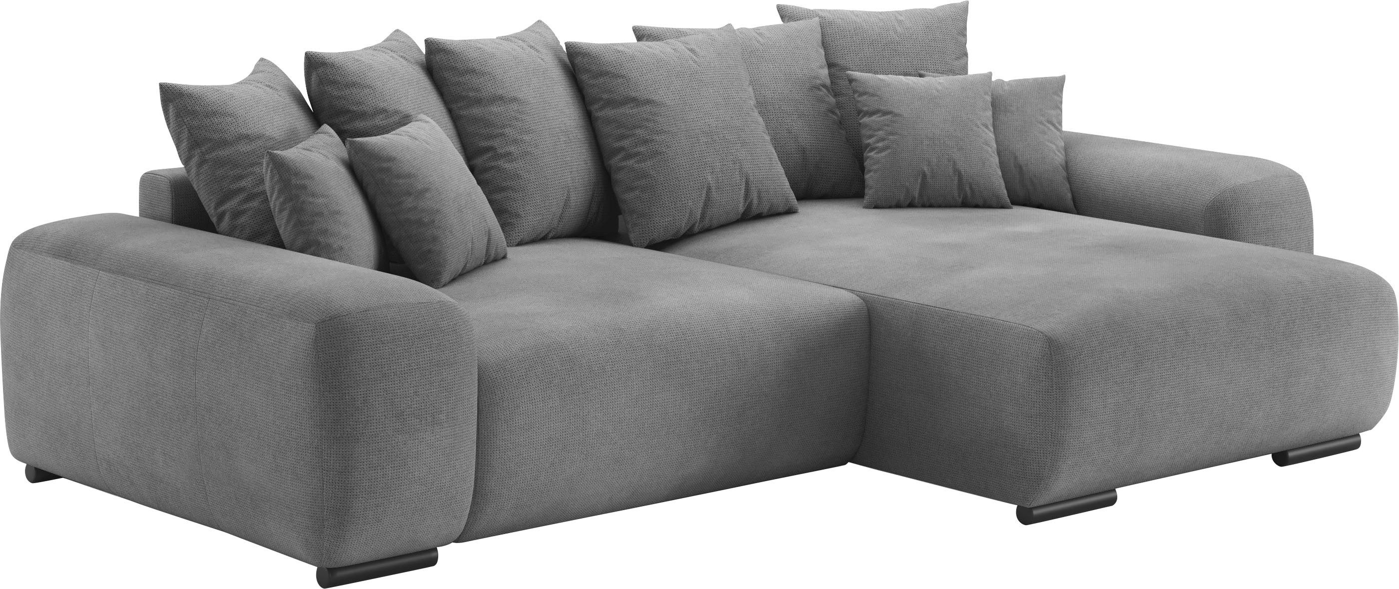 Mr. Couch Hoekbank Sundance L-vorm Doorlopende slaper met EasyBett-slaapfunctie, bedlade