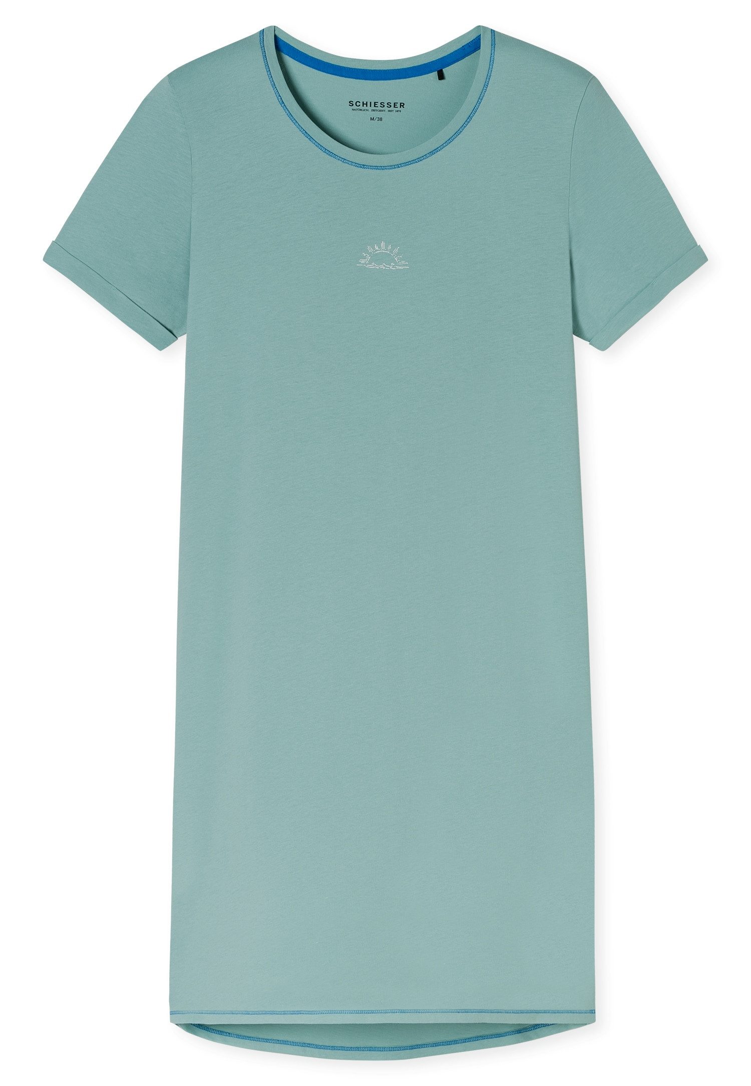 Schiesser Nachthemd Casual Essentials met statement-print