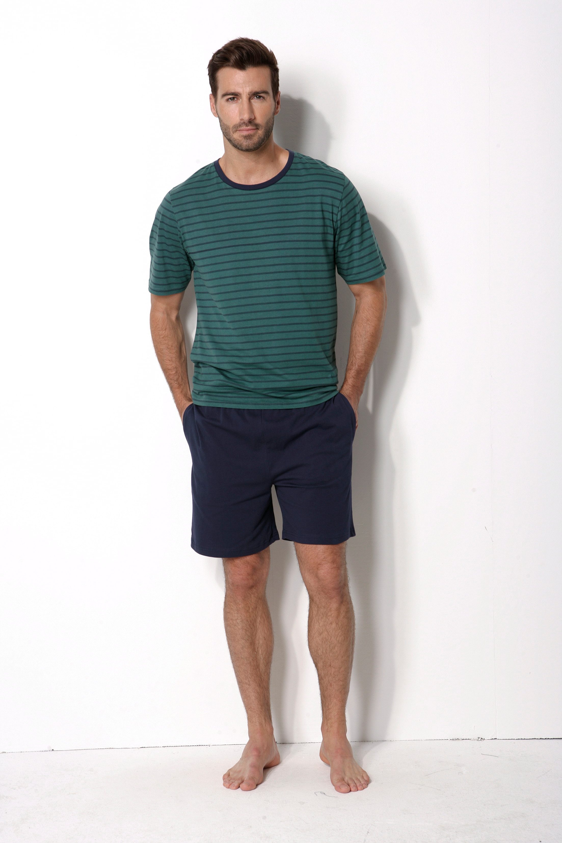 le jogger® Pyjama Pyjama in streepdesign (4-delig, Set van 2)