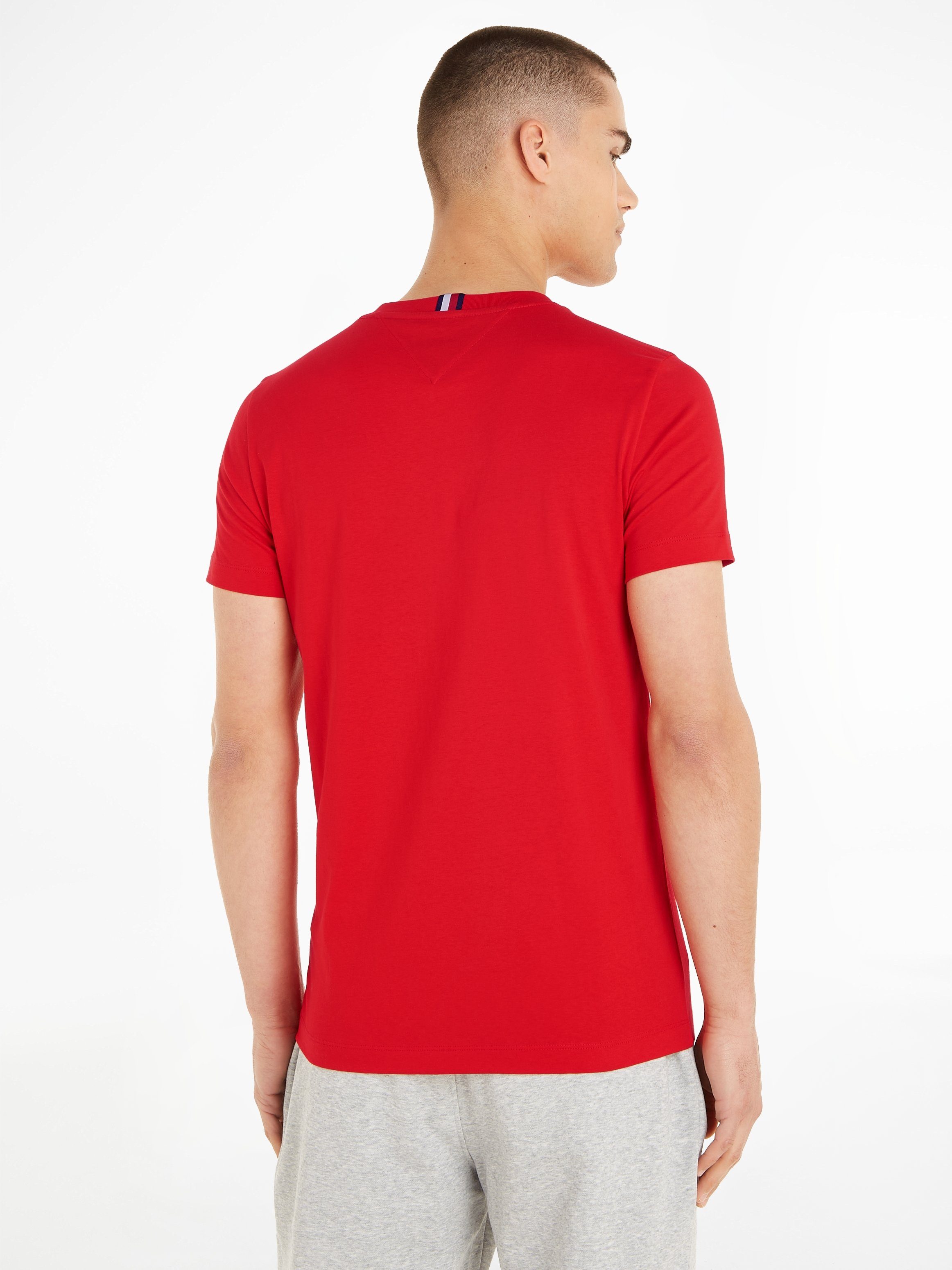 Tommy Hilfiger T-shirt H EMBLEM TEE met geprint logo