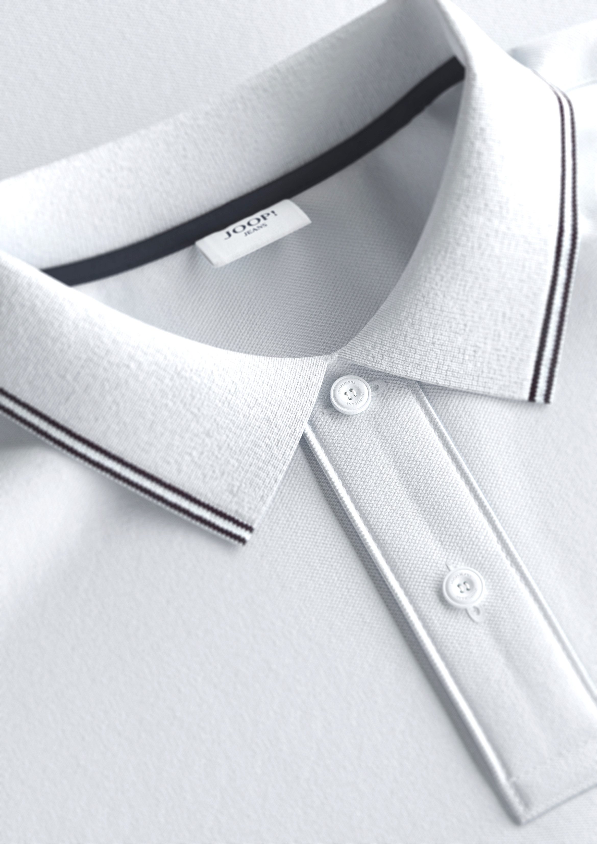 Joop Jeans Poloshirt Agnello Met een ronde hals