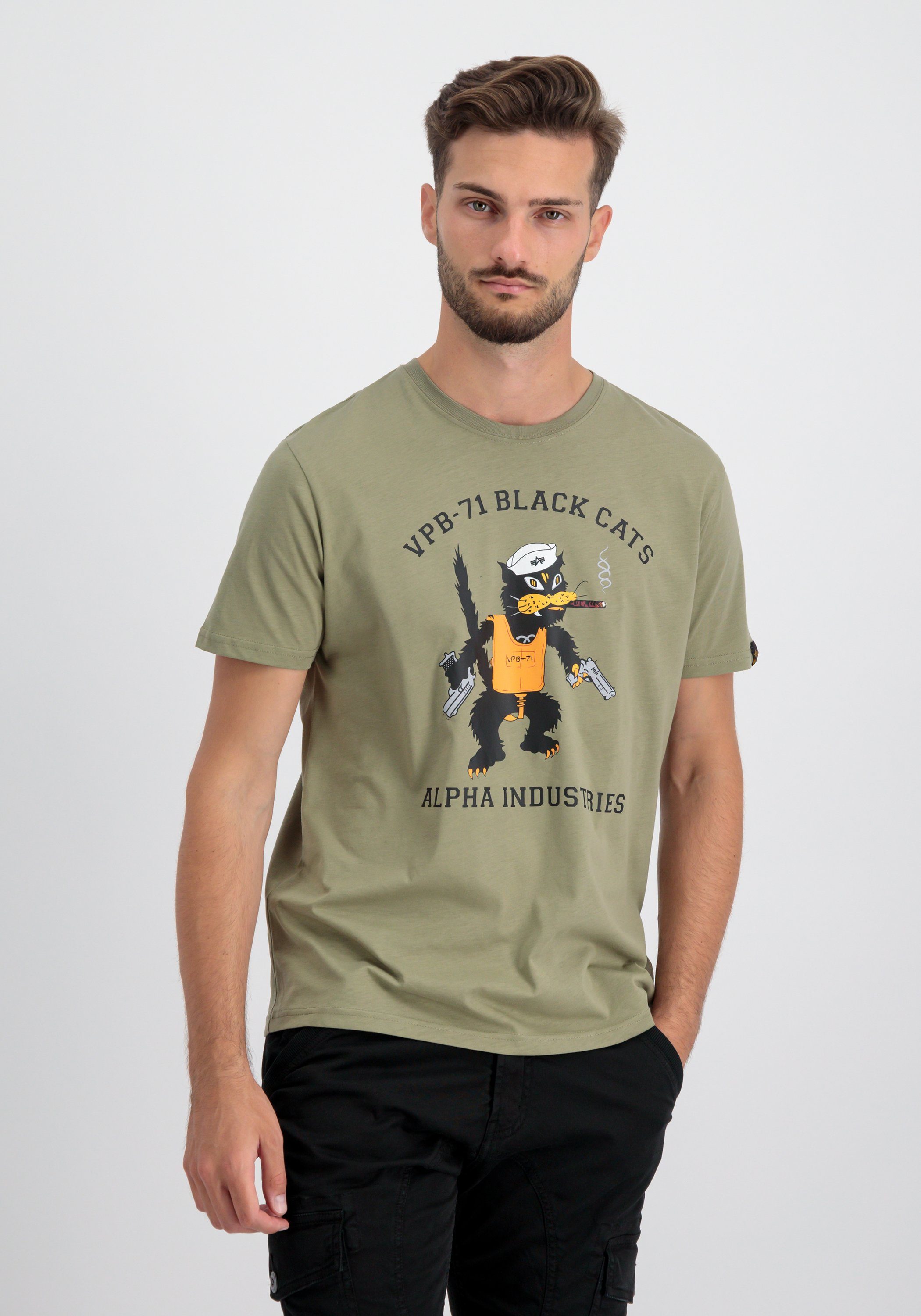 Alpha Industries T-shirt Men T-Shirts PB Squadron T