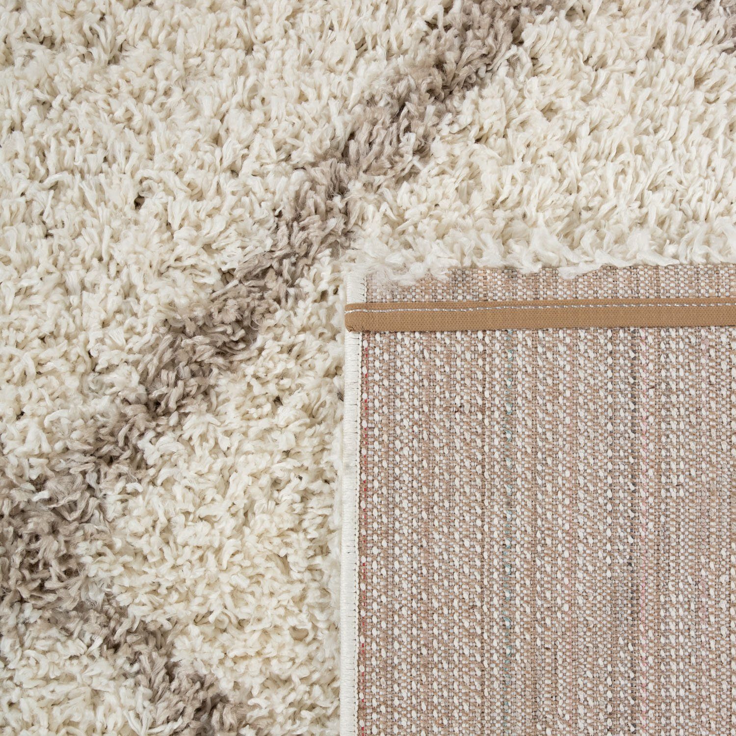 Paco Home Hoogpolig vloerkleed Kalmar 441 Scandinavisch design, ruitmotief, zacht & behaaglijk