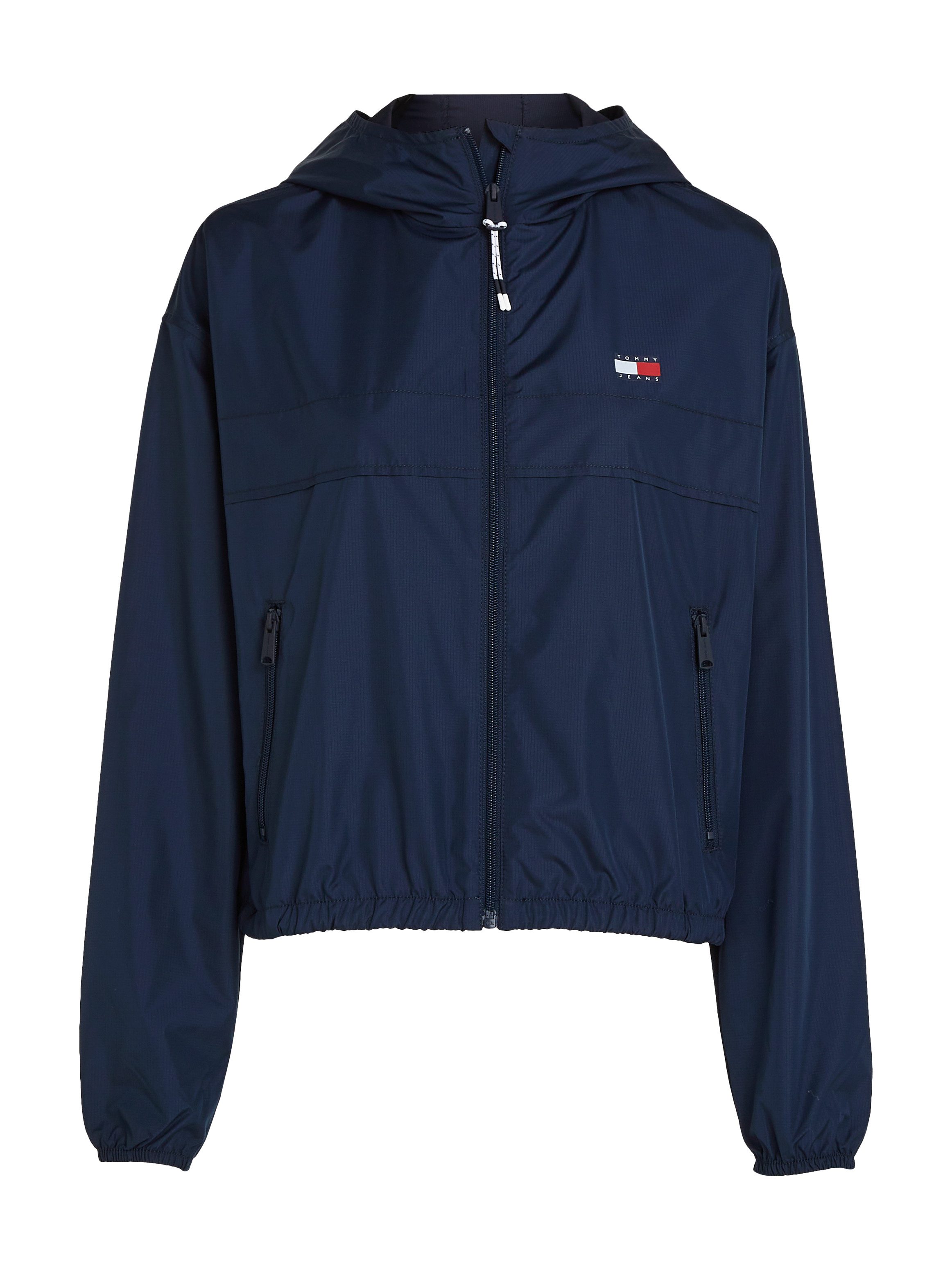 TOMMY JEANS Windbreaker TJW CRP LT CHICAGO in modieuze cropped vorm