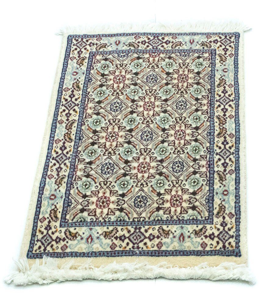 morgenland Vloerkleed Moud vloerkleed met de hand geknoopt blauw