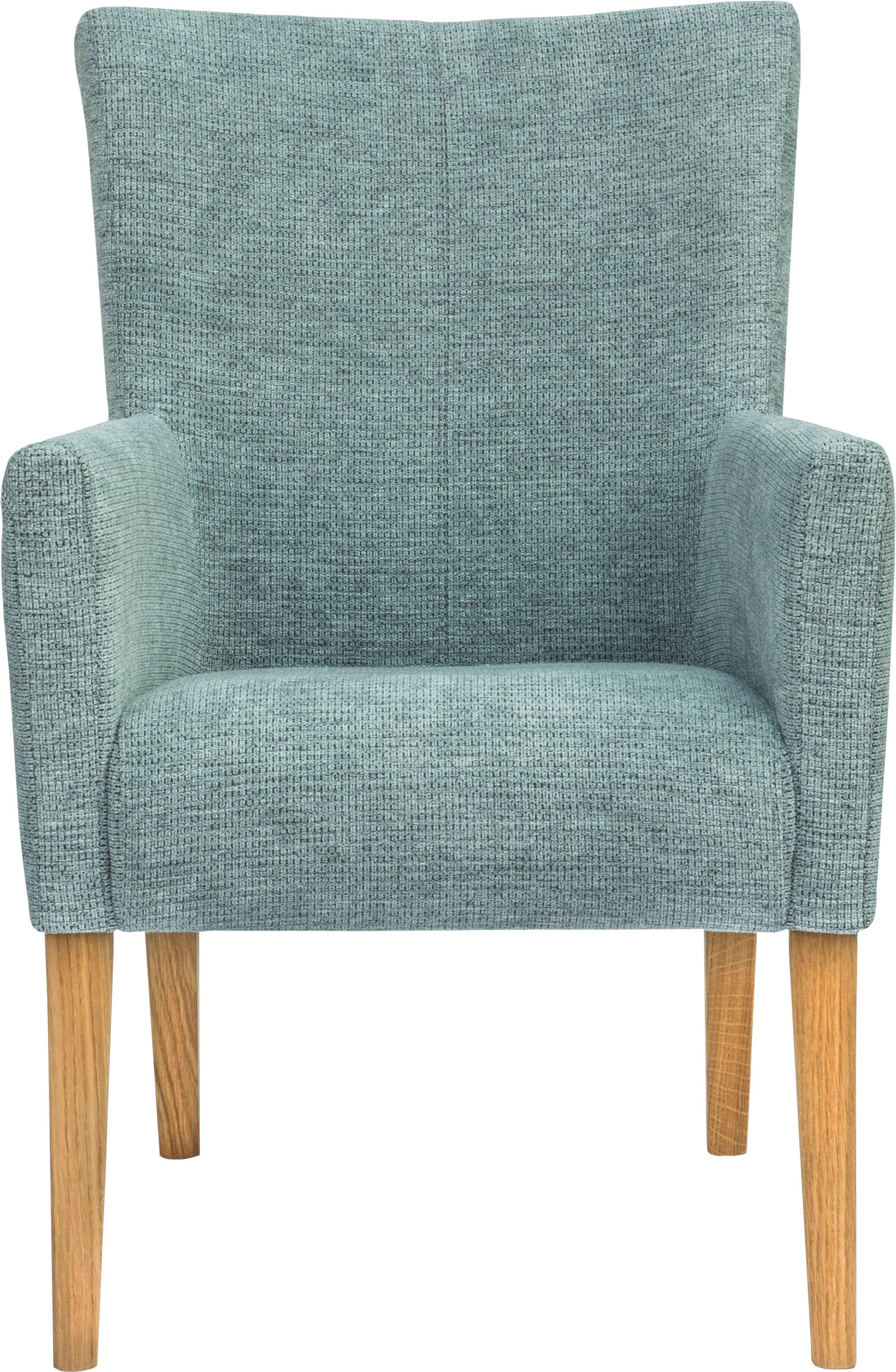 Home affaire Stoel met armleuningen King BESTSELLER! Eetkamerstoel met comfortabele bekleding, eetkamerstoel met armleuningen