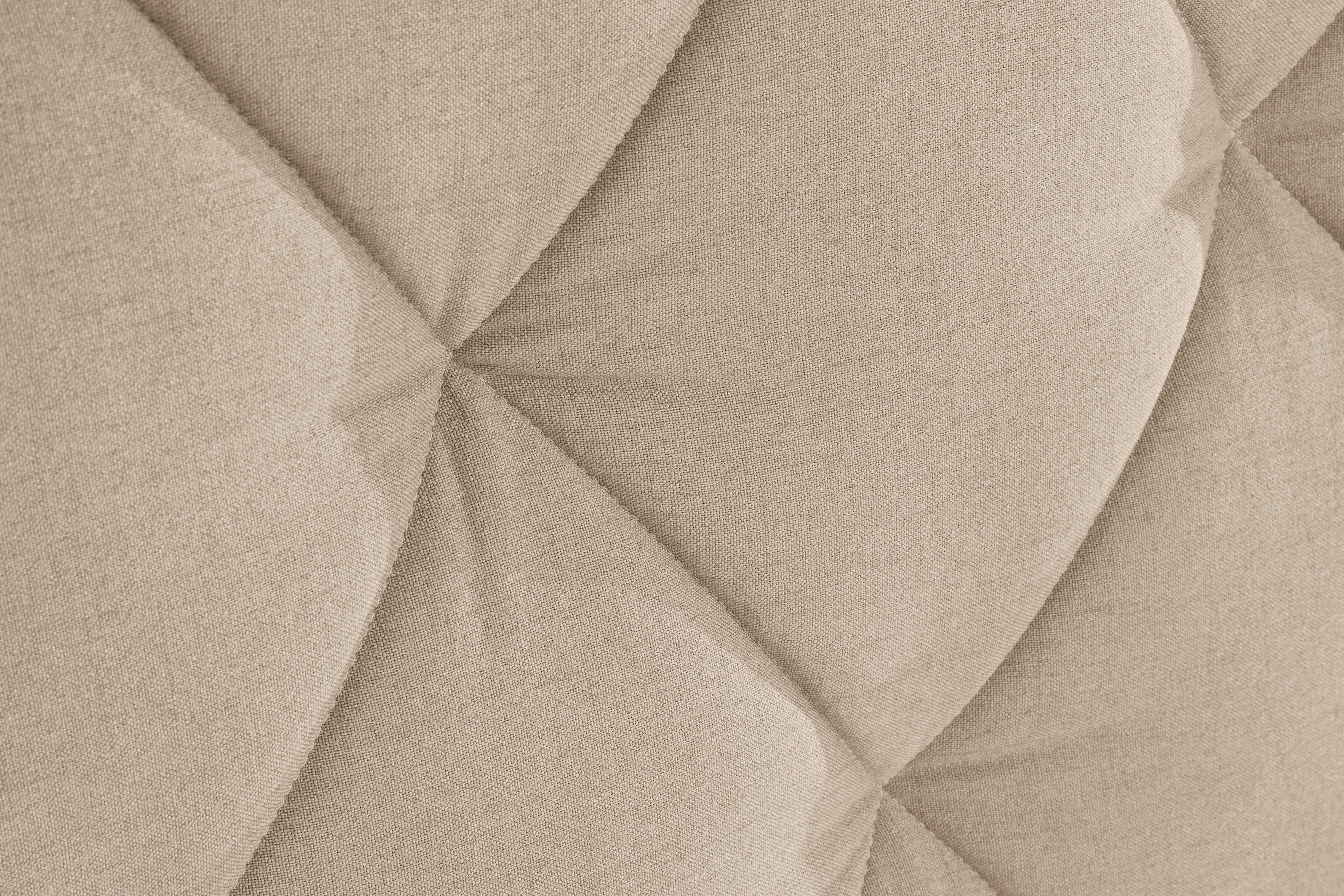 Guido Maria Kretschmer Home&Living Gestoffeerd bed Sunley 140 Kruisstiksel, hoofdbordhoogte 142 cm, zonder of met matras/lattenbodem