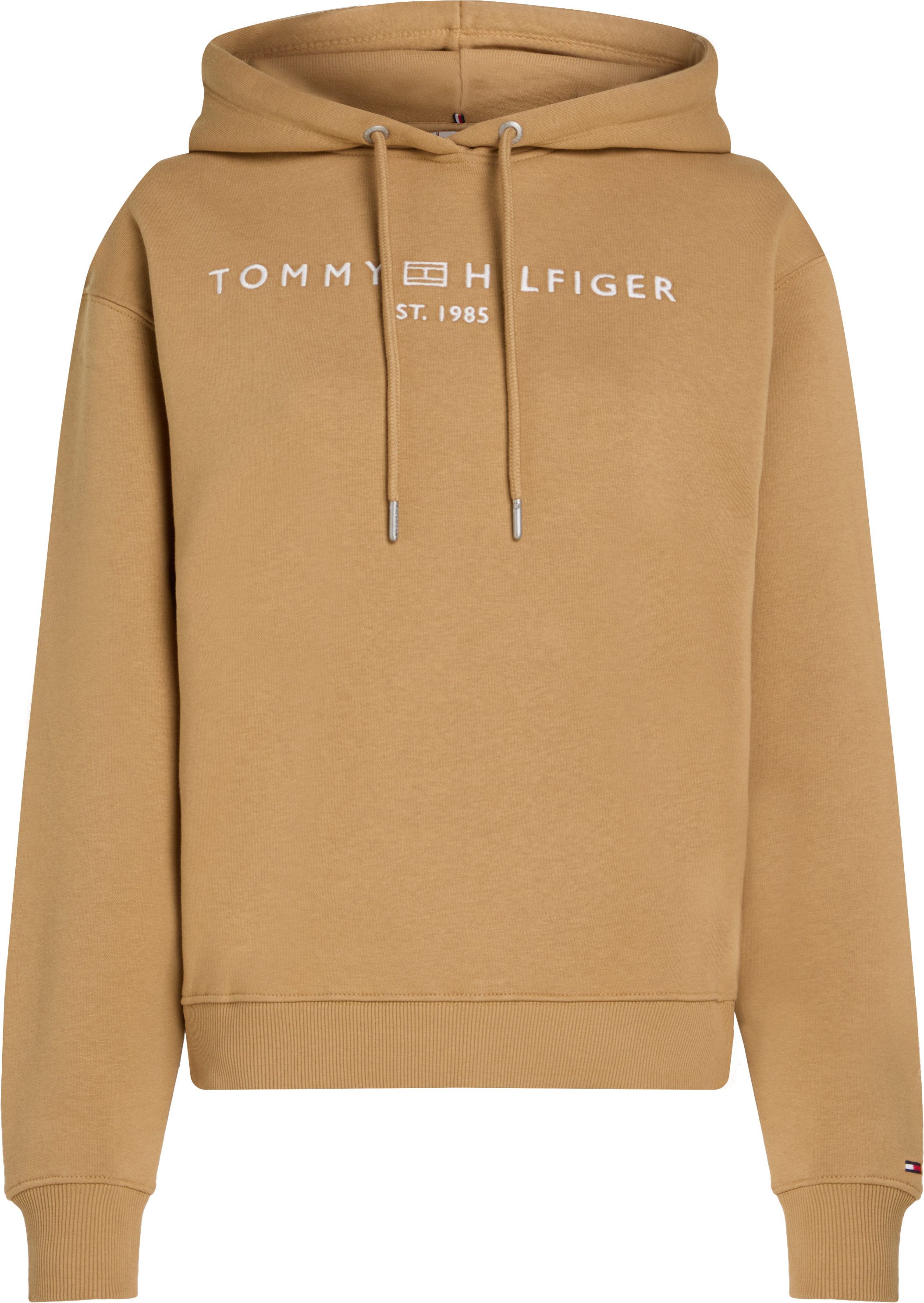 Tommy Hilfiger Hoodie MDRN REG CORP LOGO HOODIE met geborduurd logo-opschrift