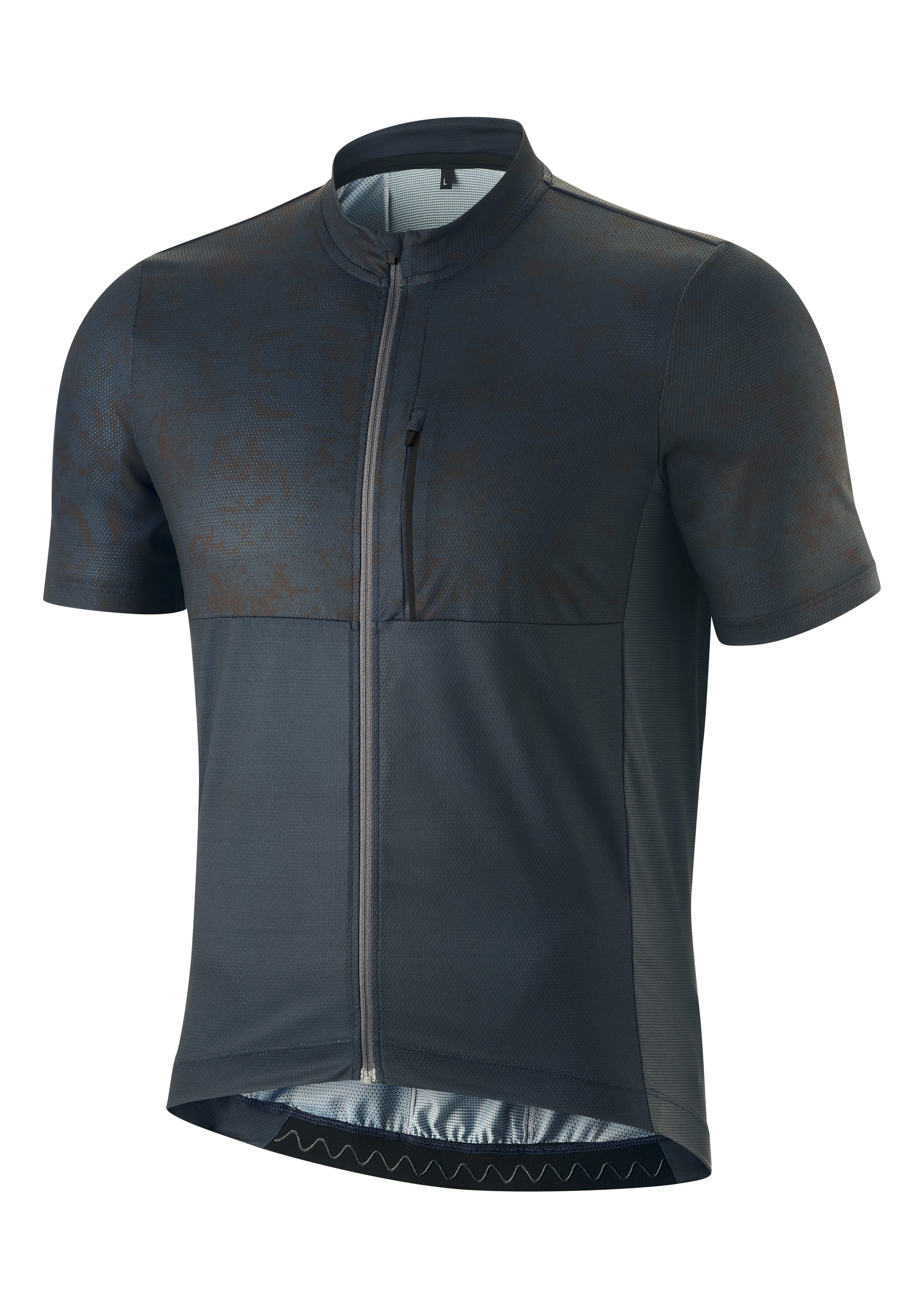 Gonso Fietsshirt PRESEGNO Heren fiets shirt met korte mouwen, ademend fiets tricot met achterzak